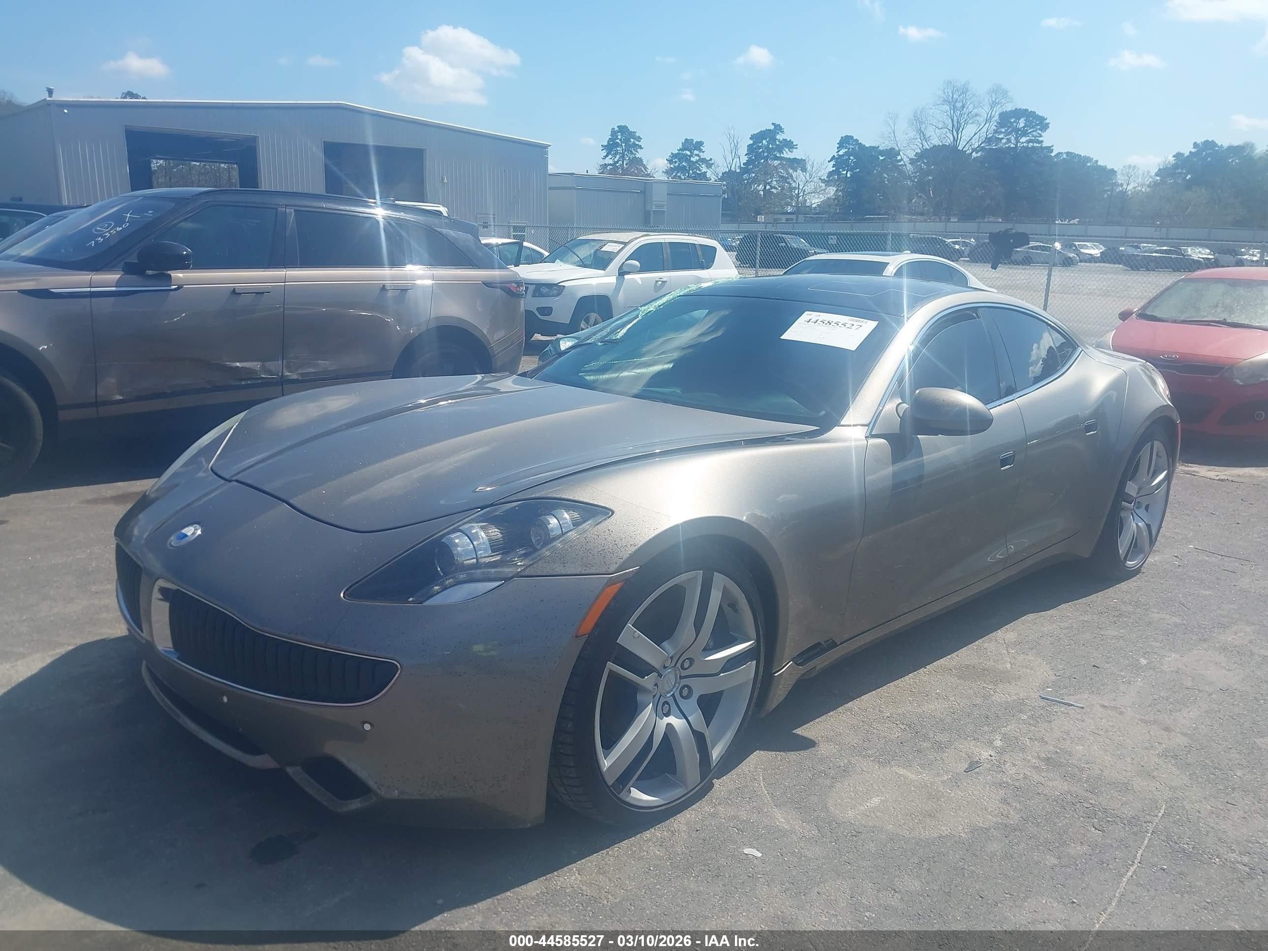 2012 Fisker Karma Ecosport Золотой vin: YH4K14AA8CA001583