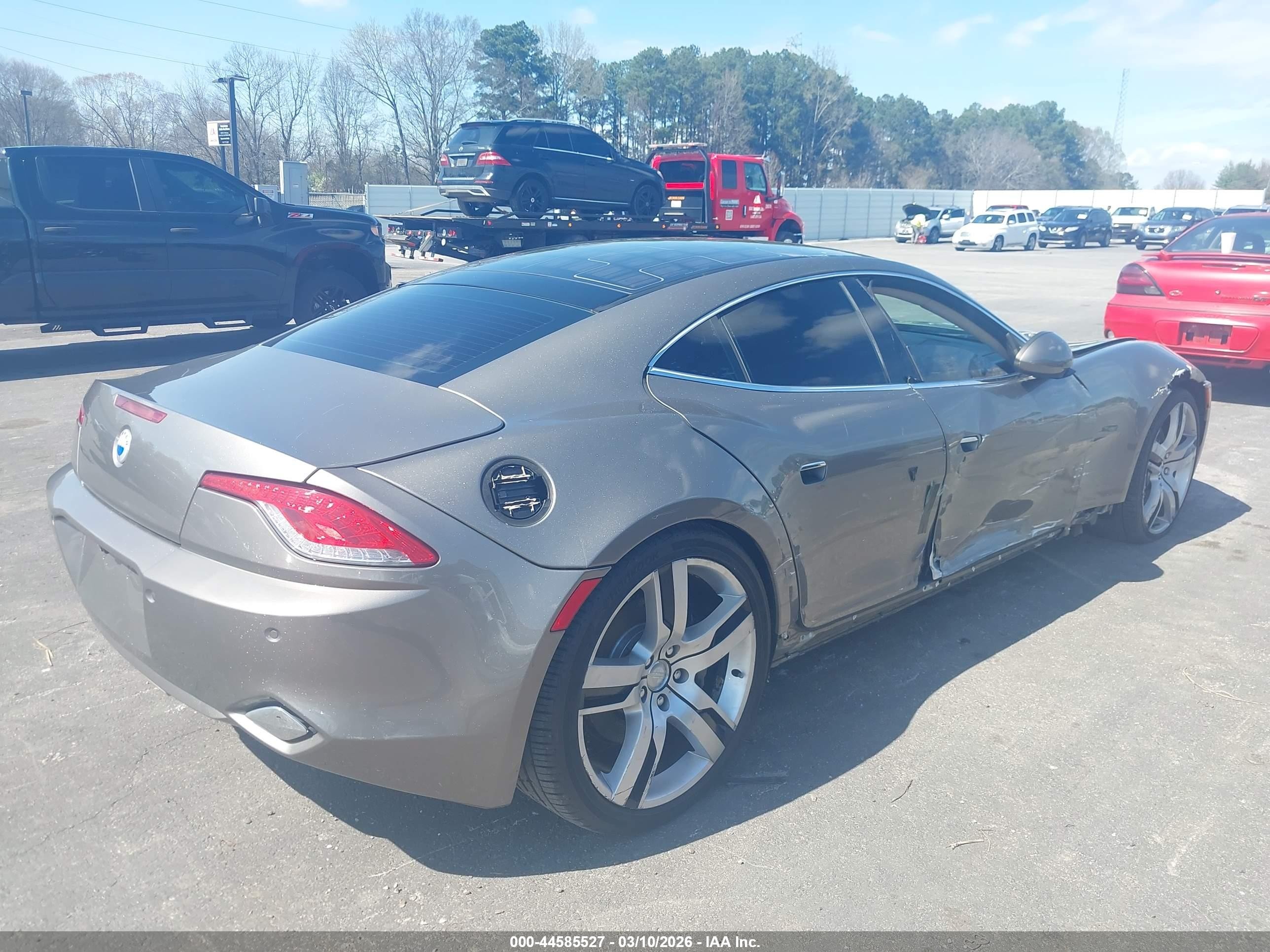 2012 Fisker Karma Ecosport Золотой vin: YH4K14AA8CA001583