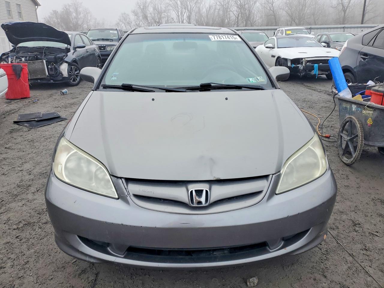 2005 Honda Civic Ex Gray vin: YHGEM22915L037308