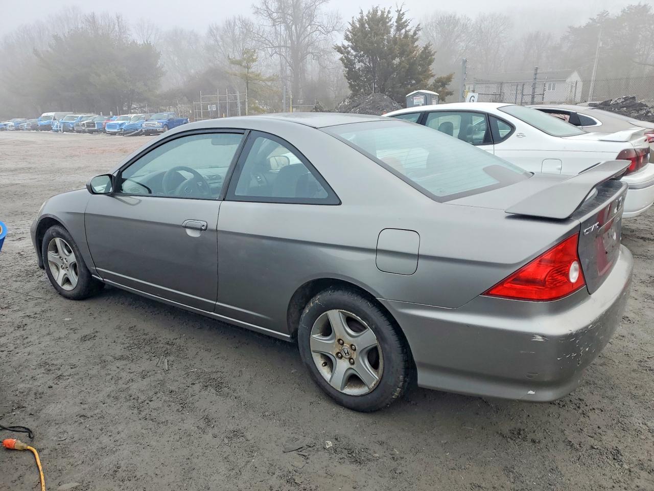 2005 Honda Civic Ex Gray vin: YHGEM22915L037308