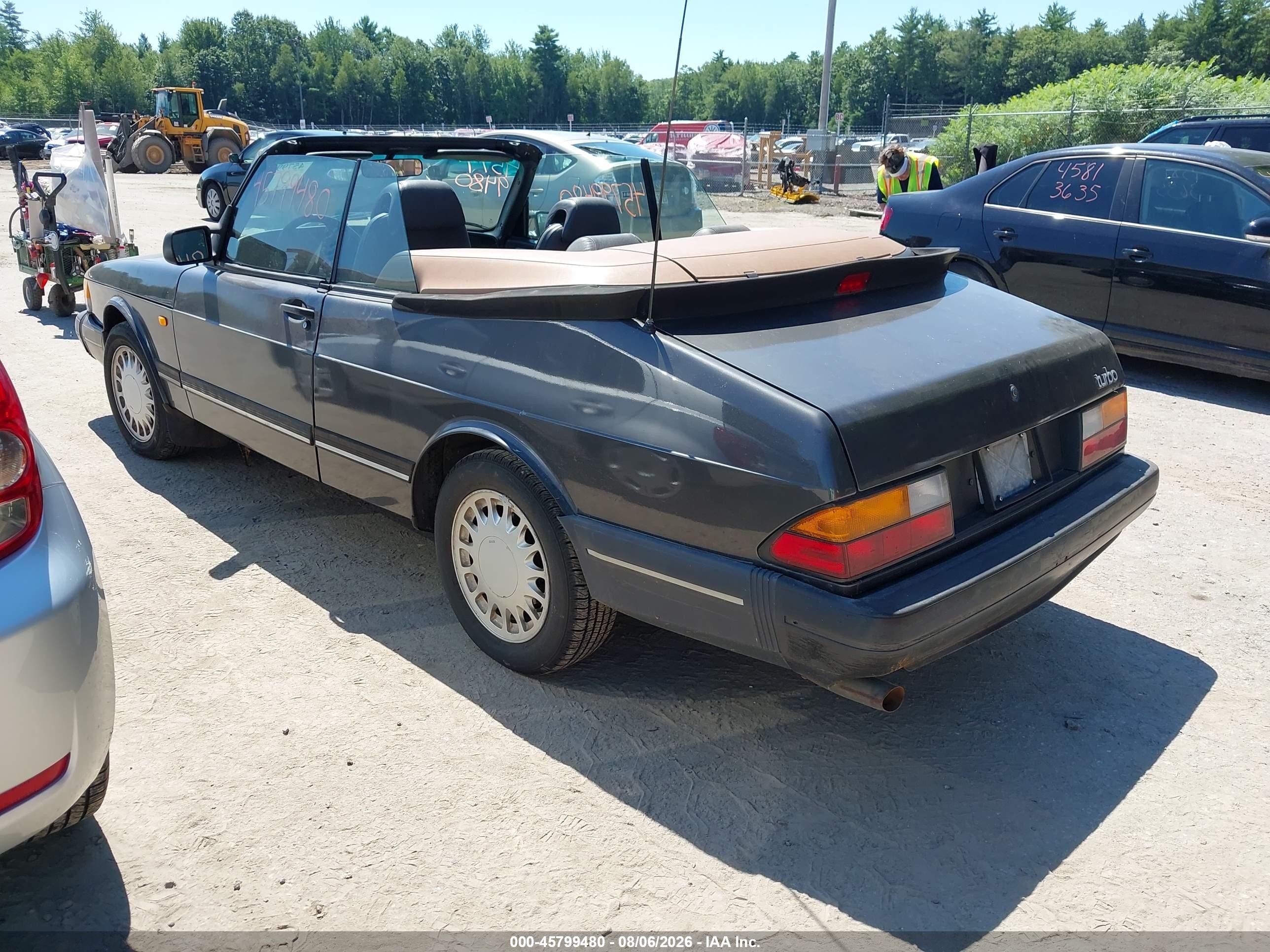 1989 Saab 900   Серый vin: YS3AT76L9K7012799
