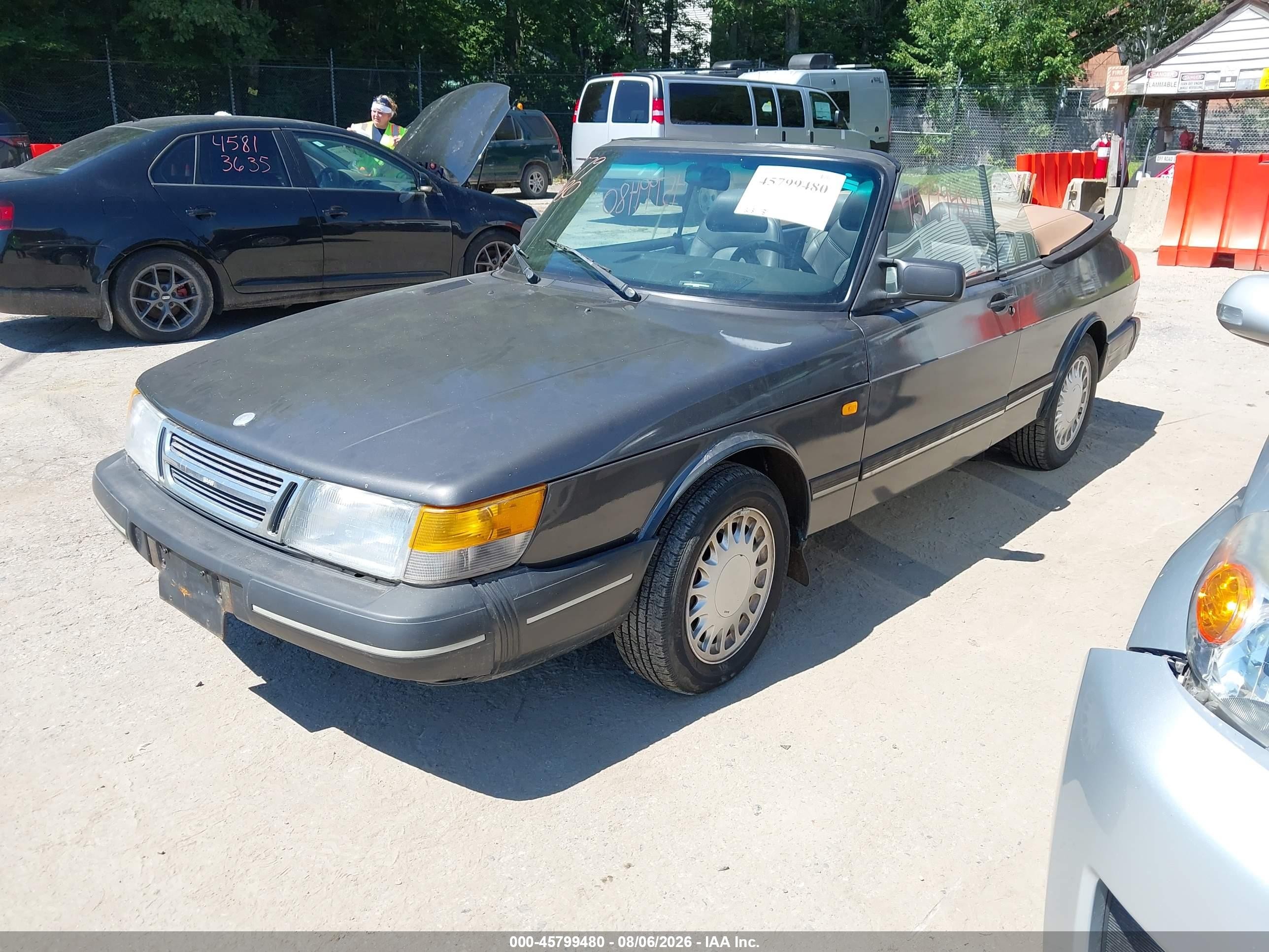 1989 Saab 900   Серый vin: YS3AT76L9K7012799