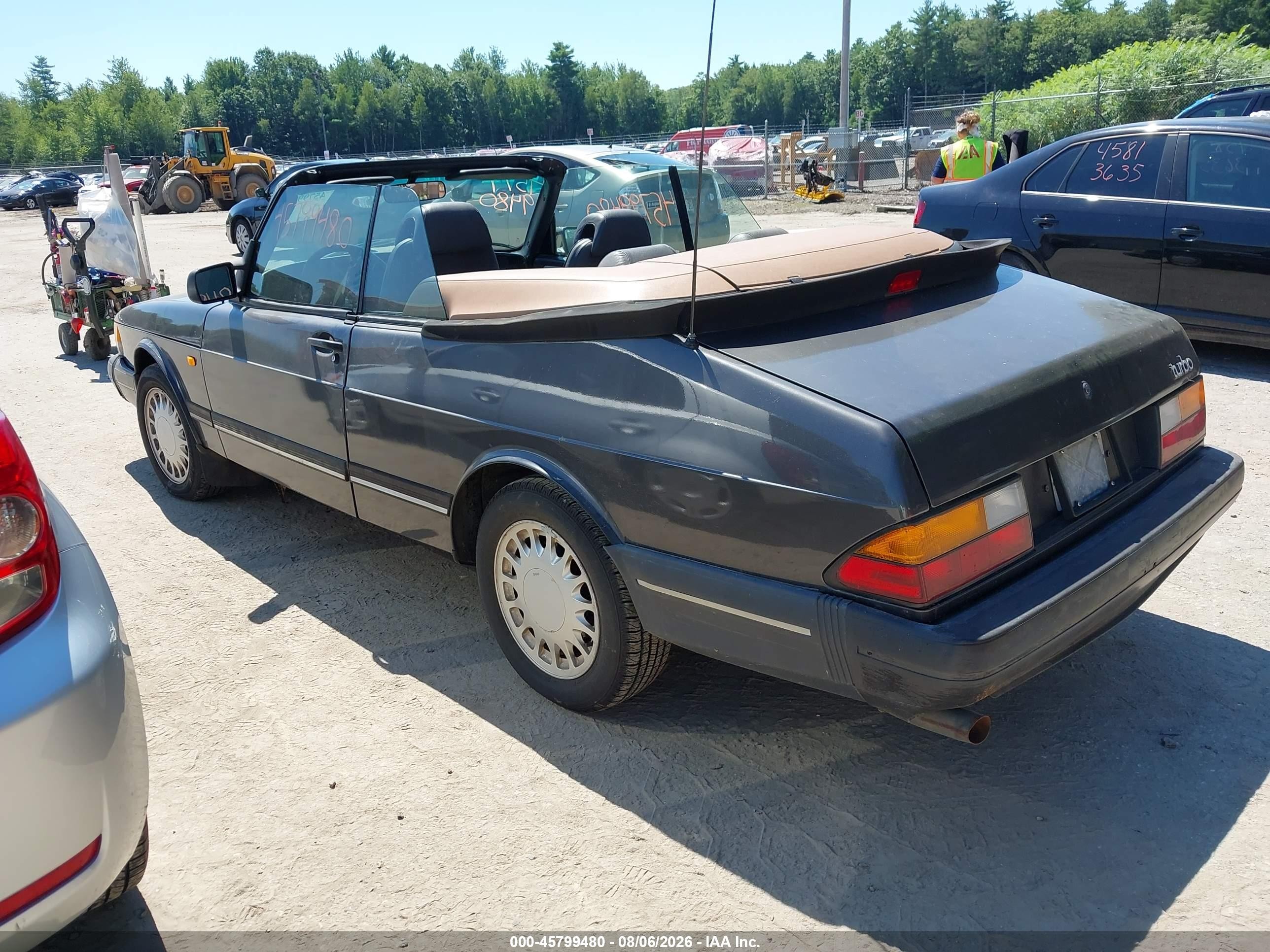 1989 Saab 900   Серый vin: YS3AT76L9K7012799