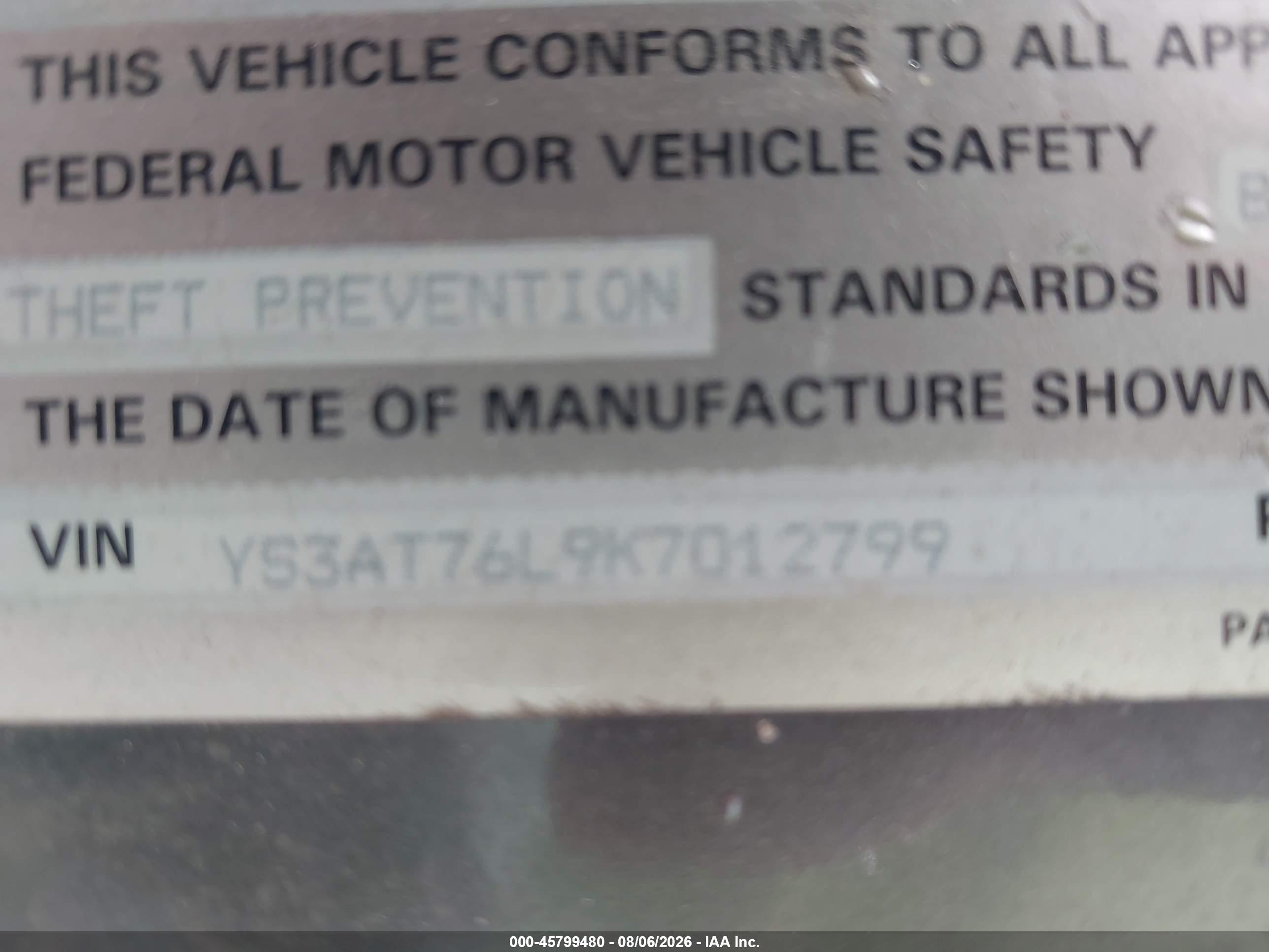1989 Saab 900   Серый vin: YS3AT76L9K7012799