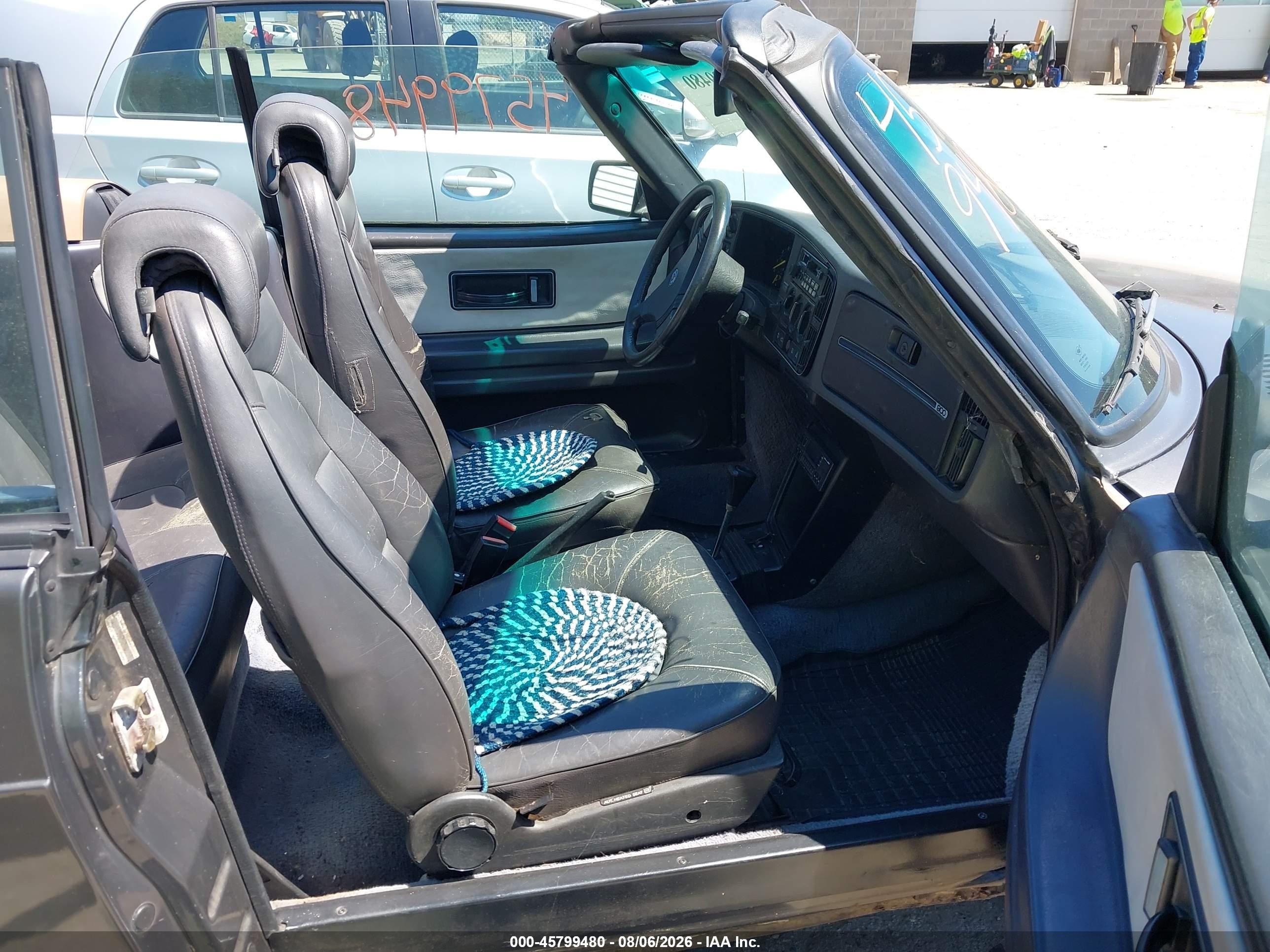 1989 Saab 900   Серый vin: YS3AT76L9K7012799
