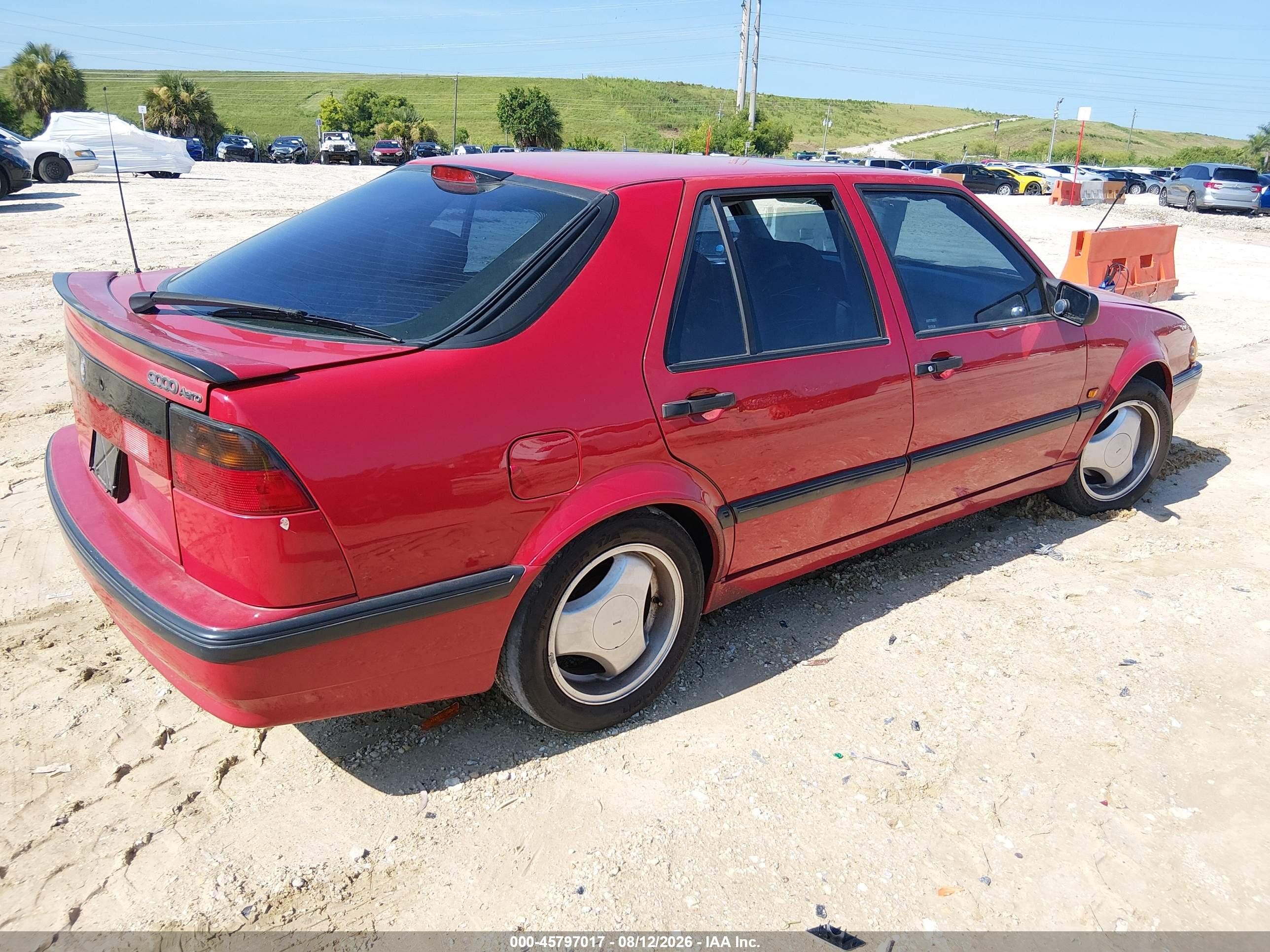 1994 Saab 9000 Cs/cse/aero Красный vin: YS3CN68M2R1003796