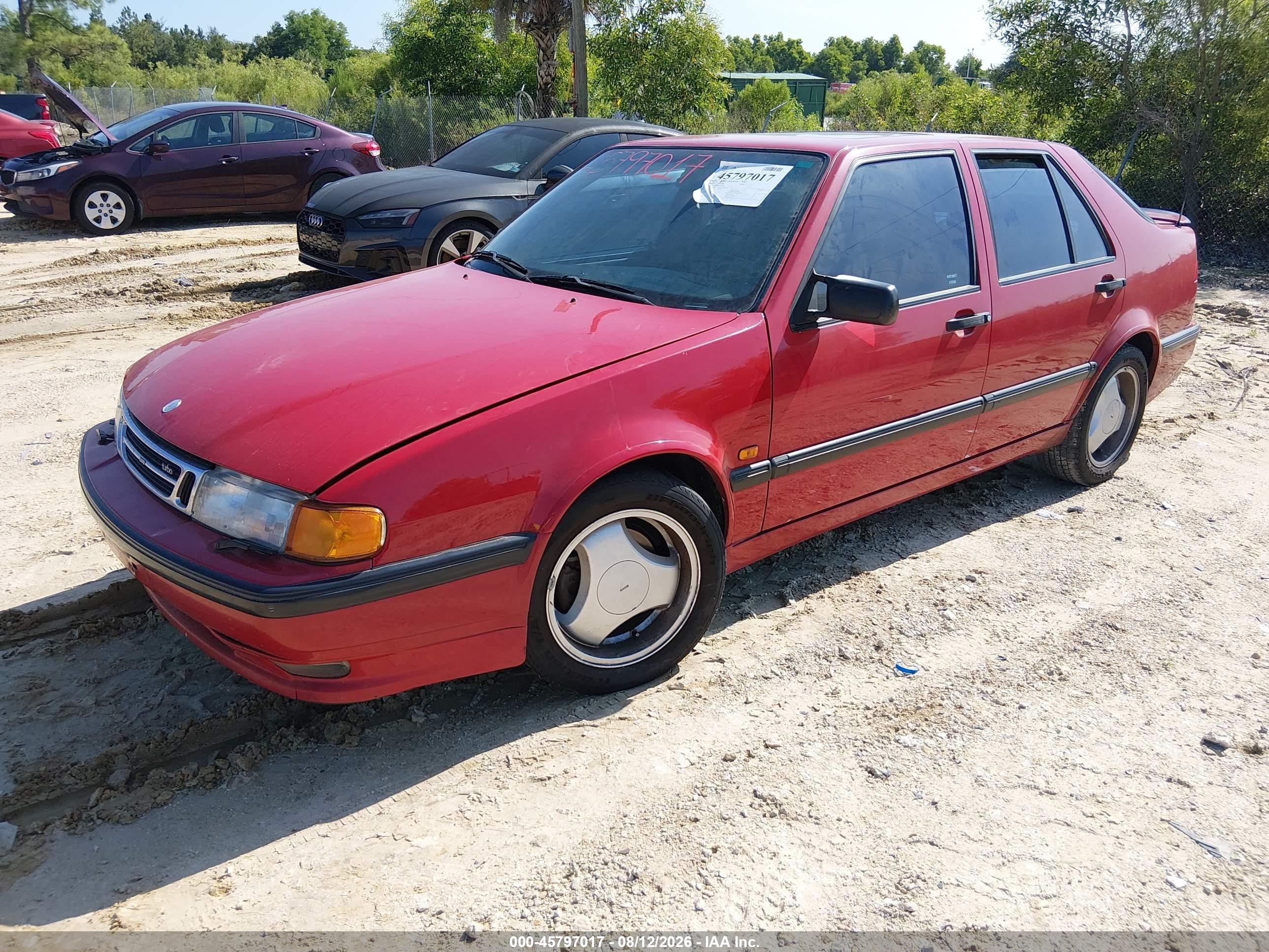 1994 Saab 9000 Cs/cse/aero Красный vin: YS3CN68M2R1003796