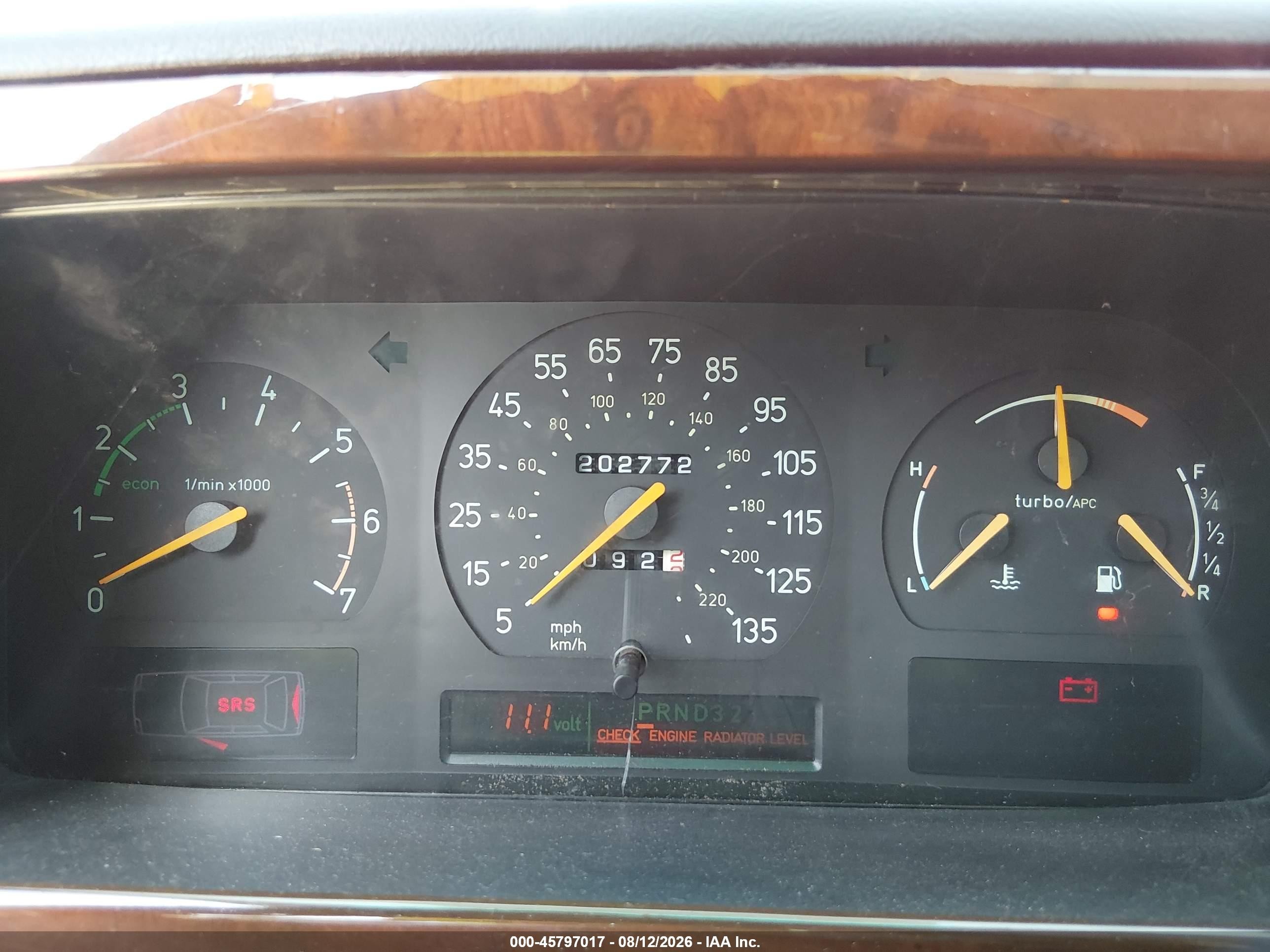 1994 Saab 9000 Cs/cse/aero Красный vin: YS3CN68M2R1003796