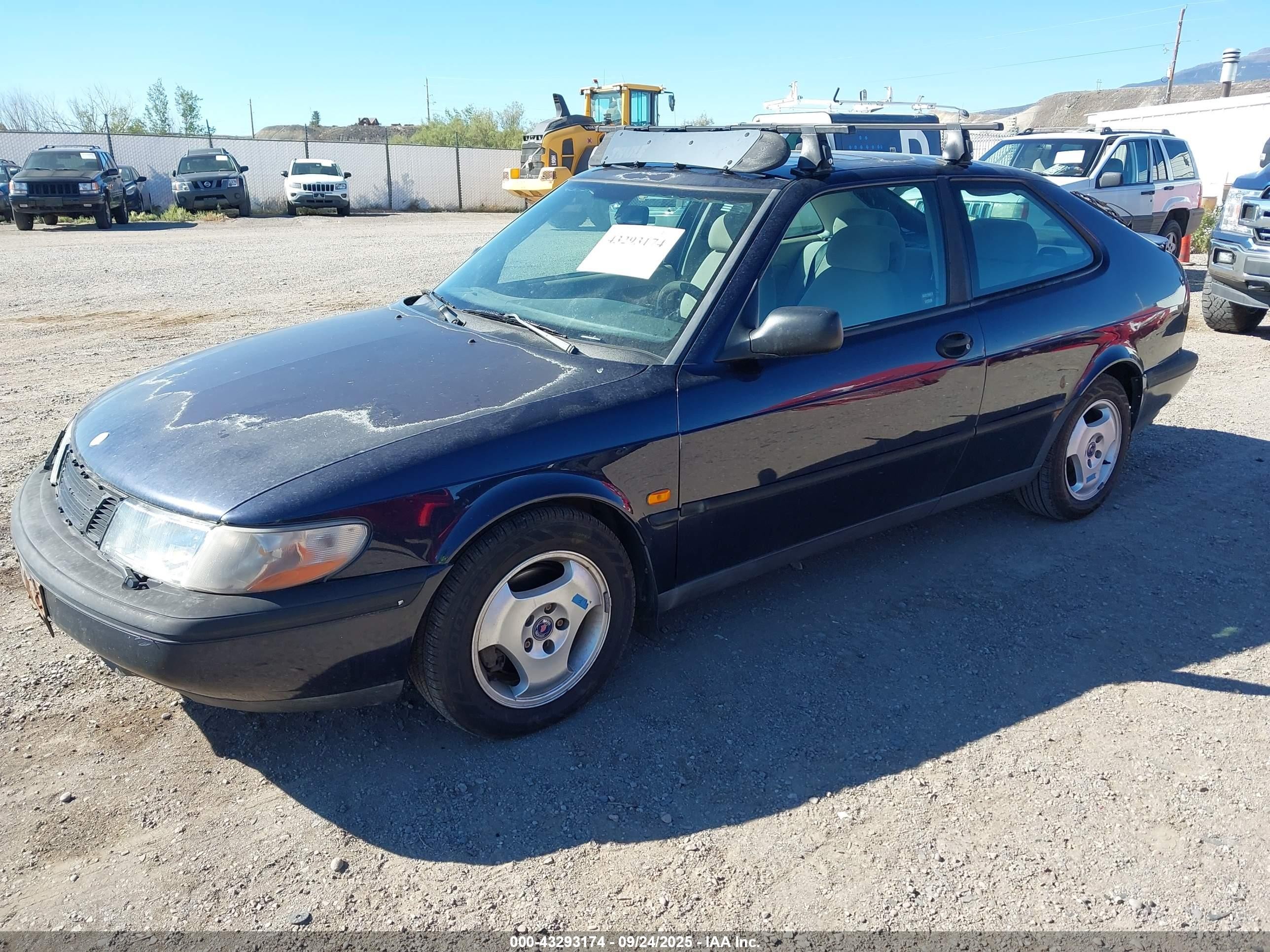 1997 Saab 900 S Синий vin: YS3DD35B7V2044549