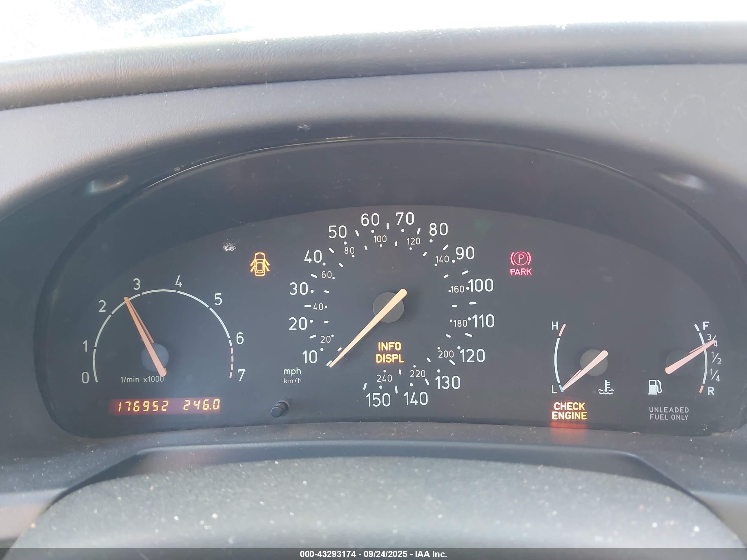 1997 Saab 900 S Синий vin: YS3DD35B7V2044549