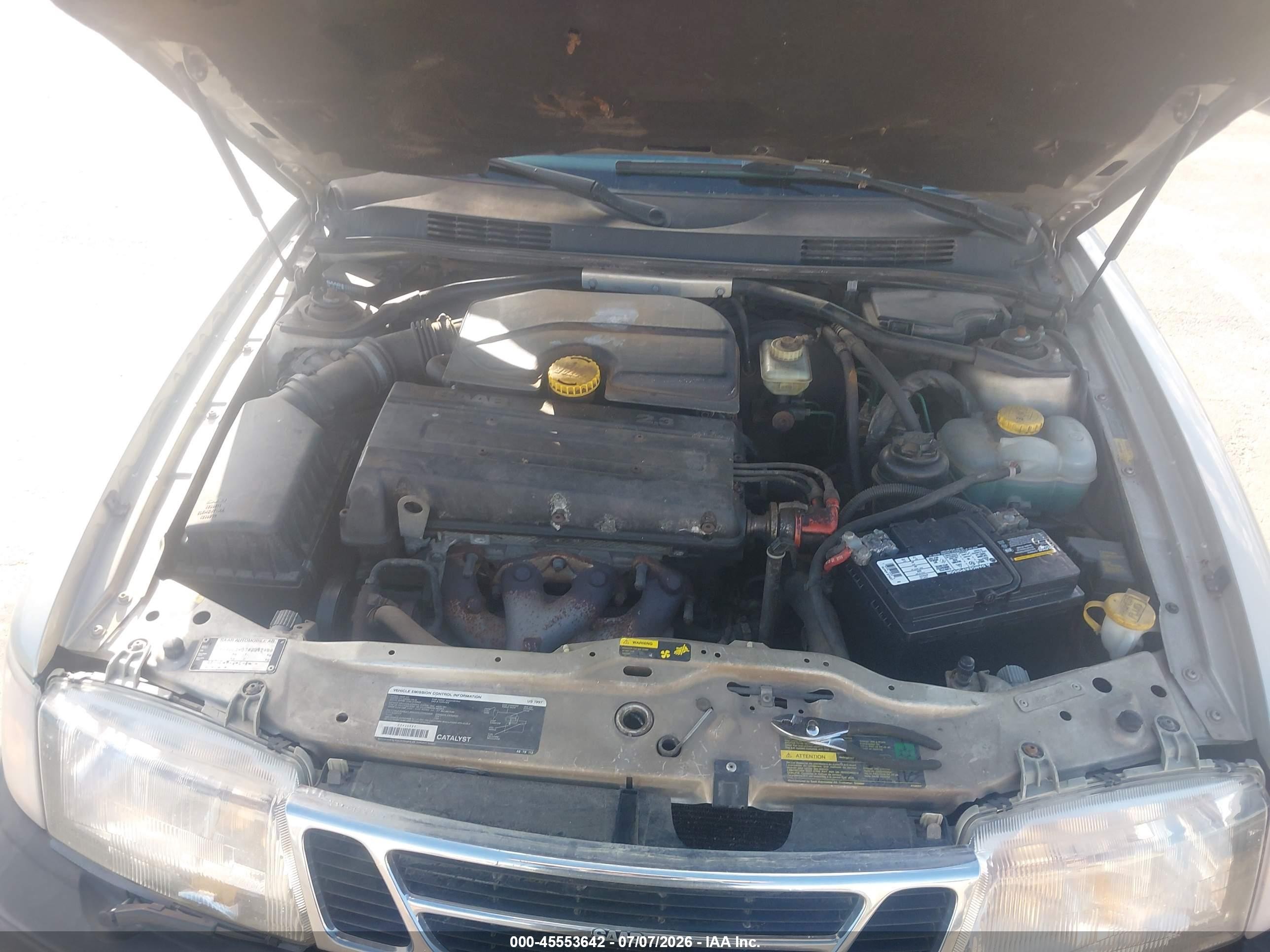 1997 Saab 900 S Серебряный vin: YS3DD38B3V2042888