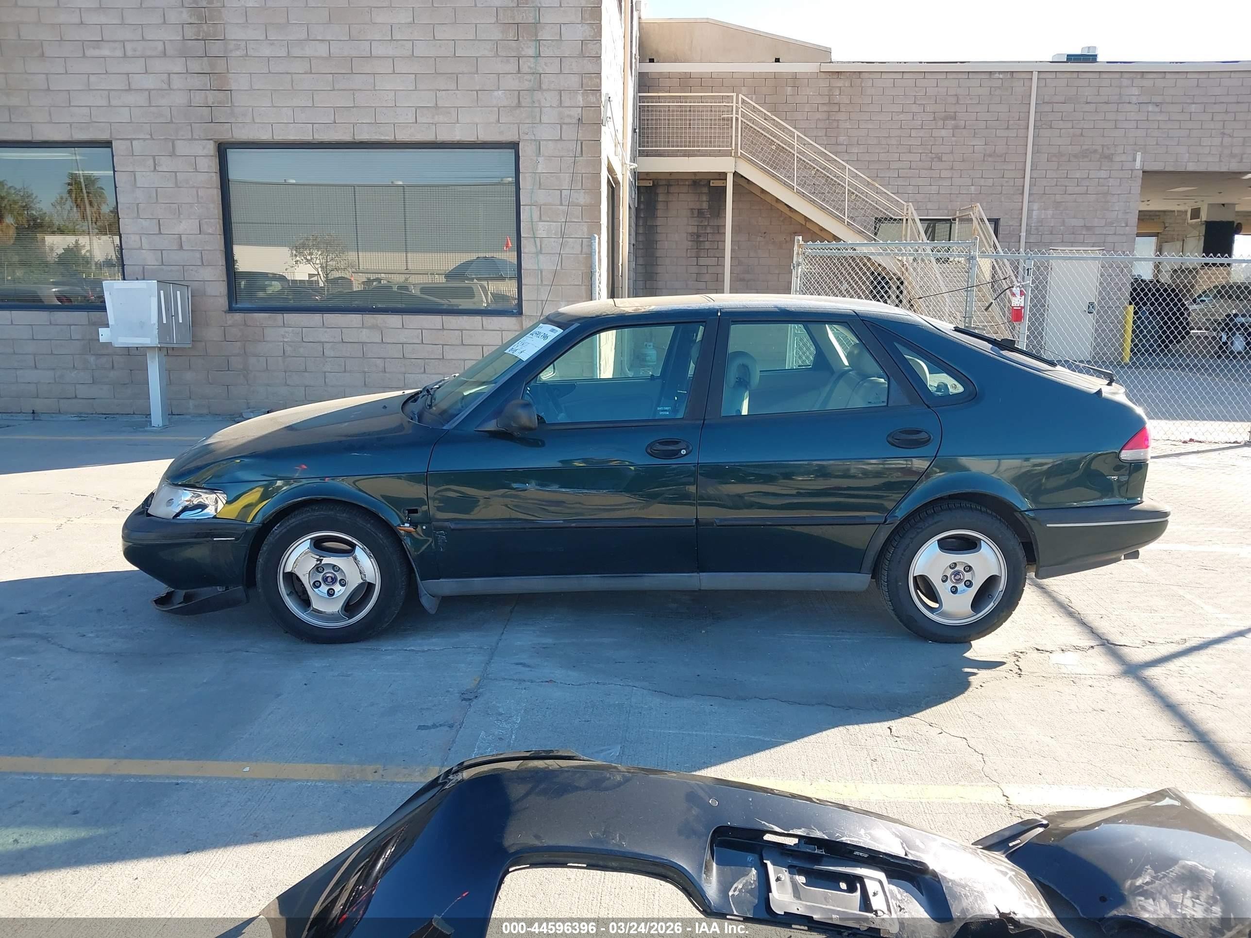 1997 Saab 900 S Зеленый vin: YS3DD55B1V2013907