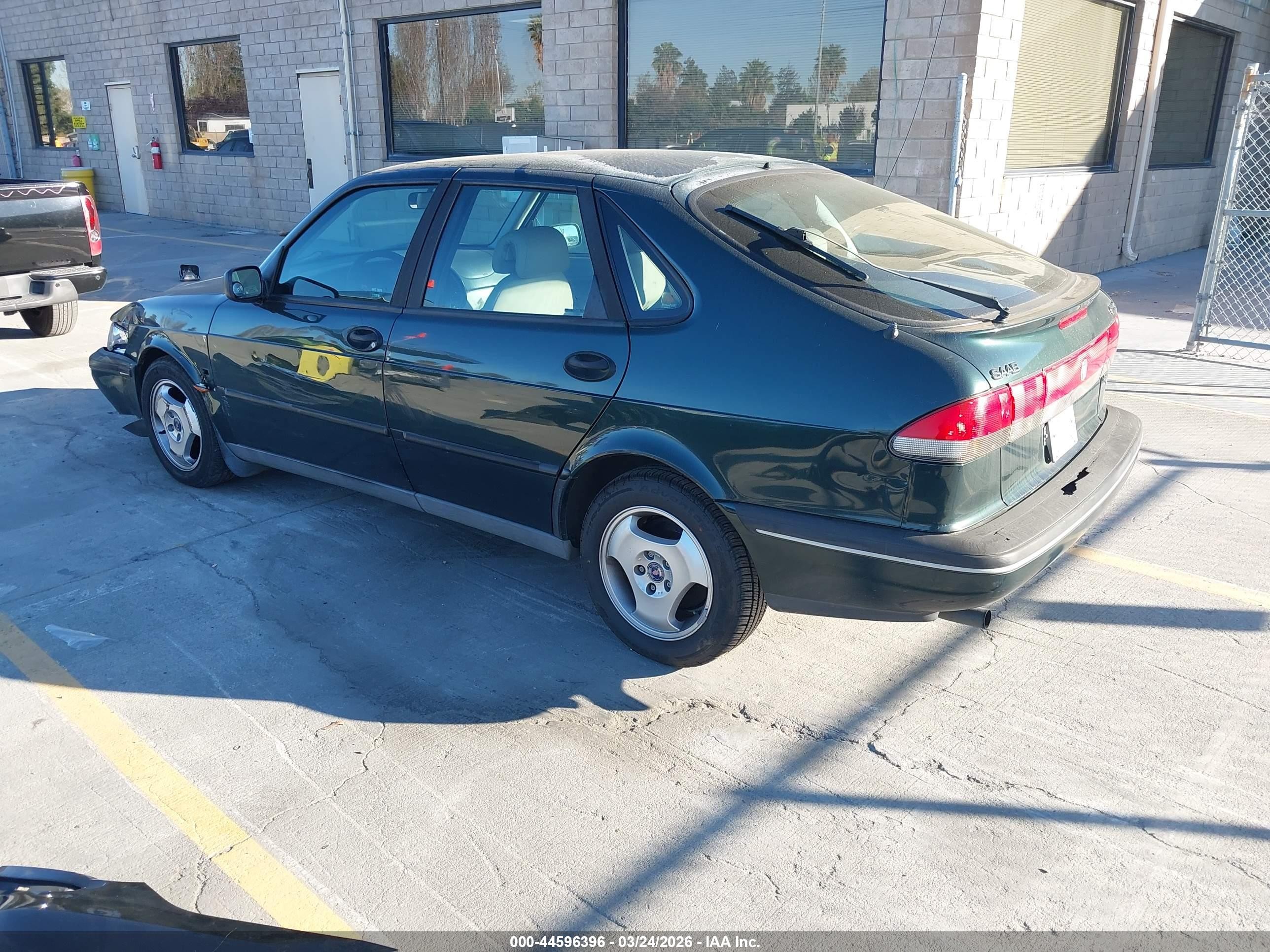 1997 Saab 900 S Зеленый vin: YS3DD55B1V2013907
