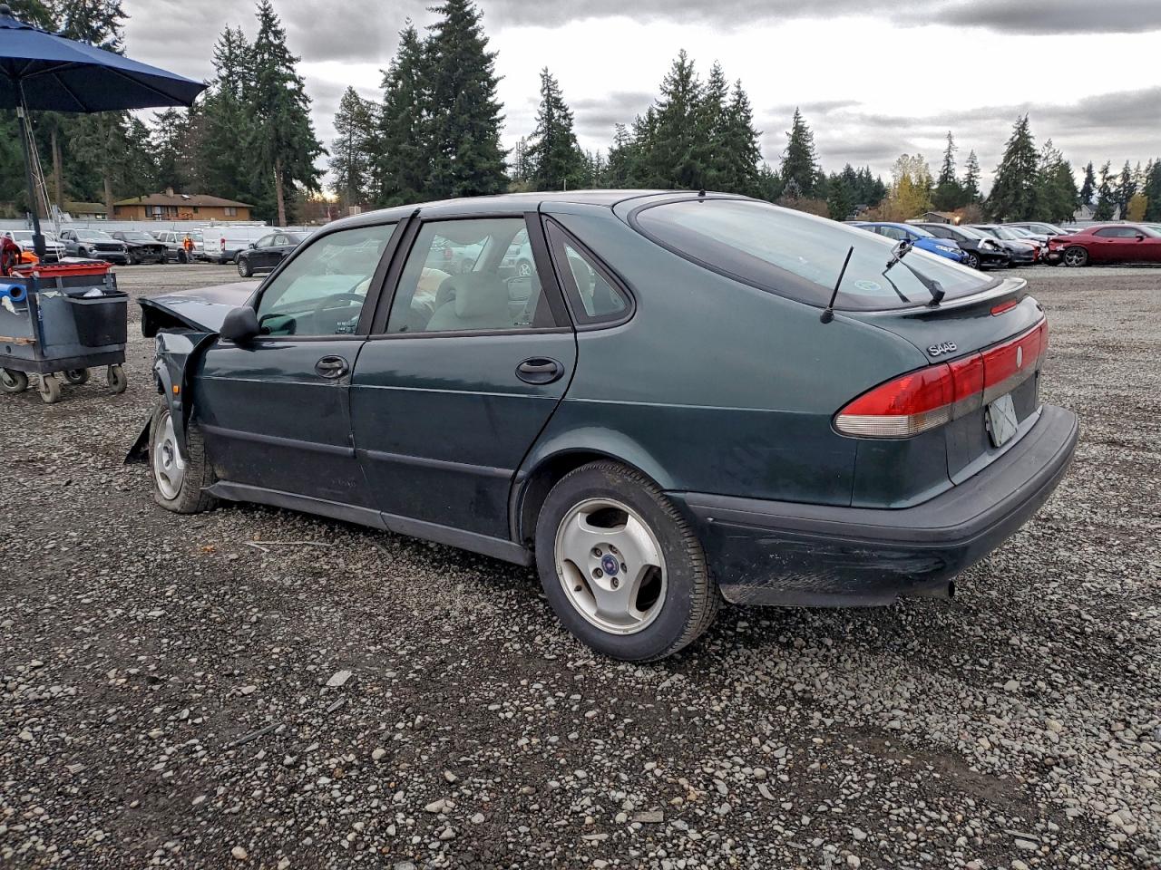 1997 Saab 900 S Green vin: YS3DD55B9V2050719