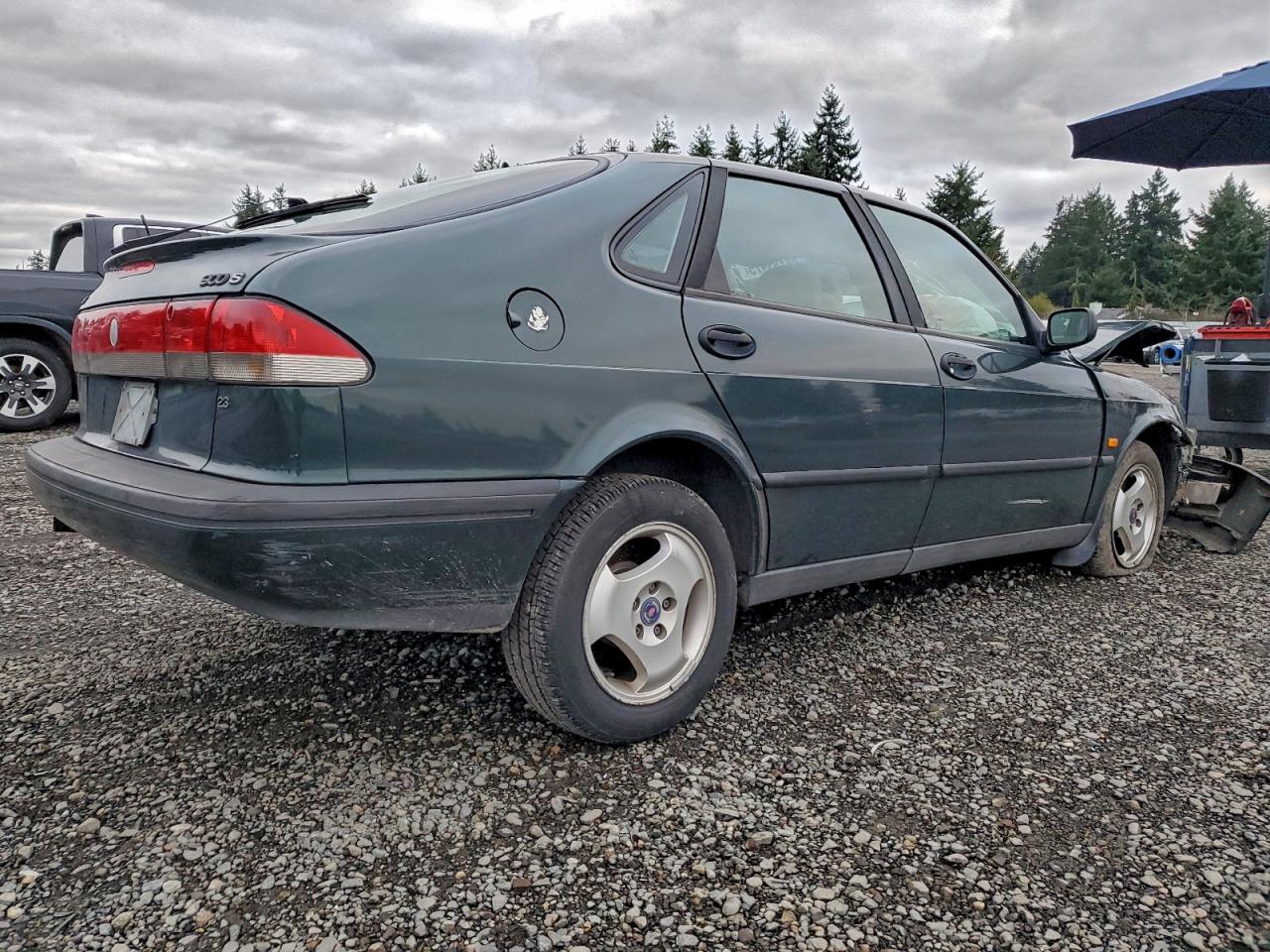 1997 Saab 900 S Green vin: YS3DD55B9V2050719