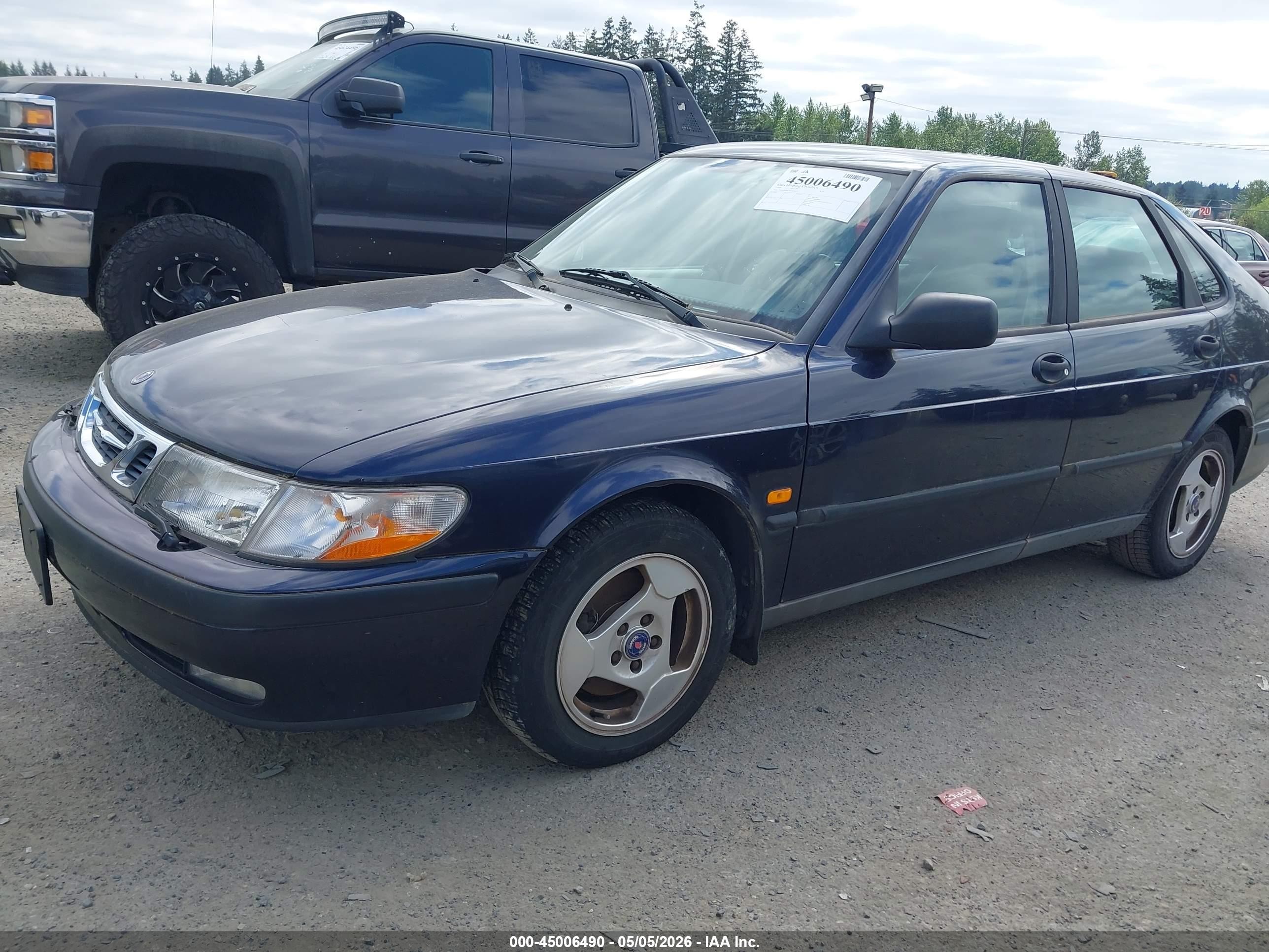 1999 Saab 9-3   Blue vin: YS3DD58N7X2023673