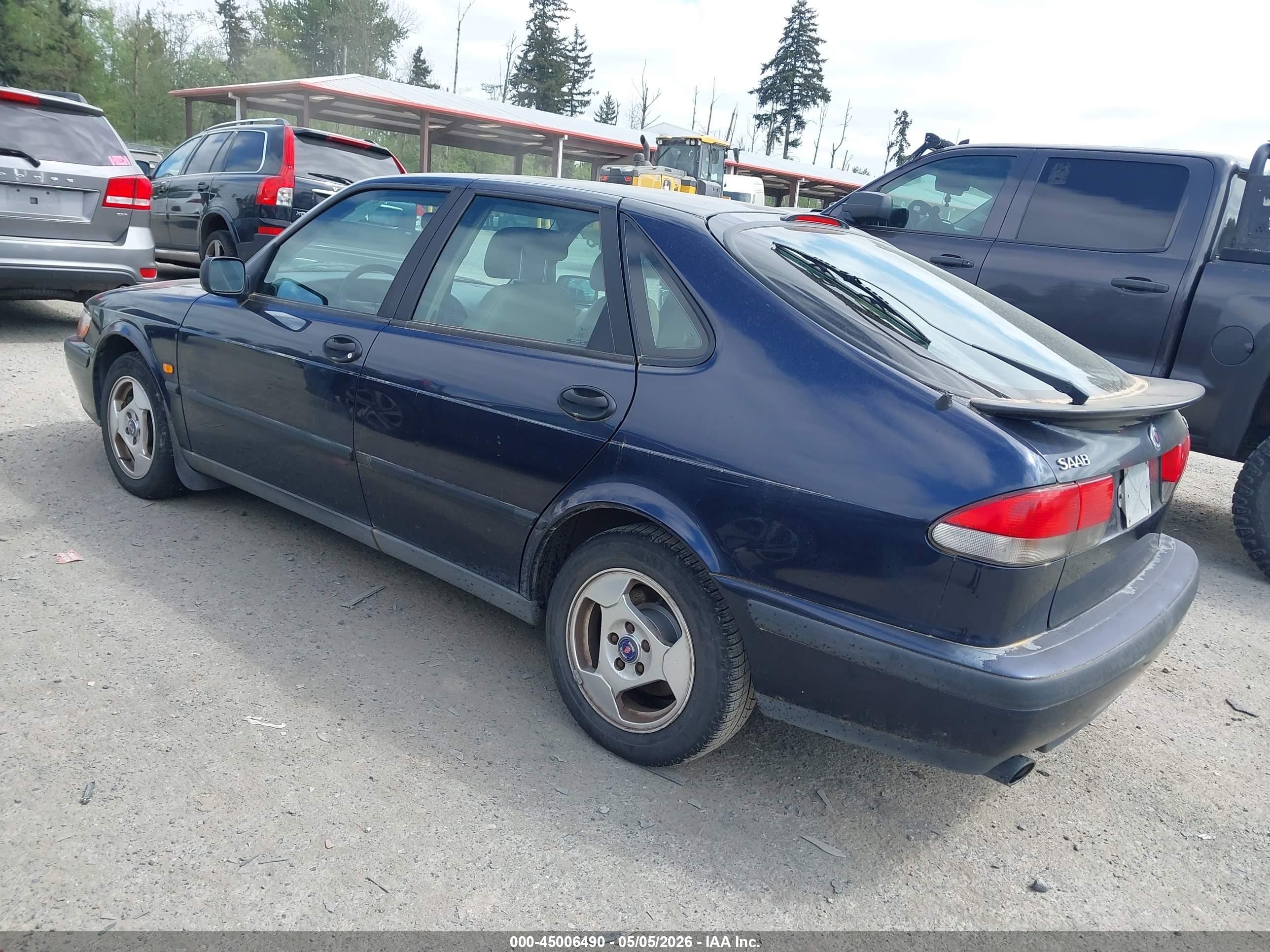 1999 Saab 9-3   Blue vin: YS3DD58N7X2023673