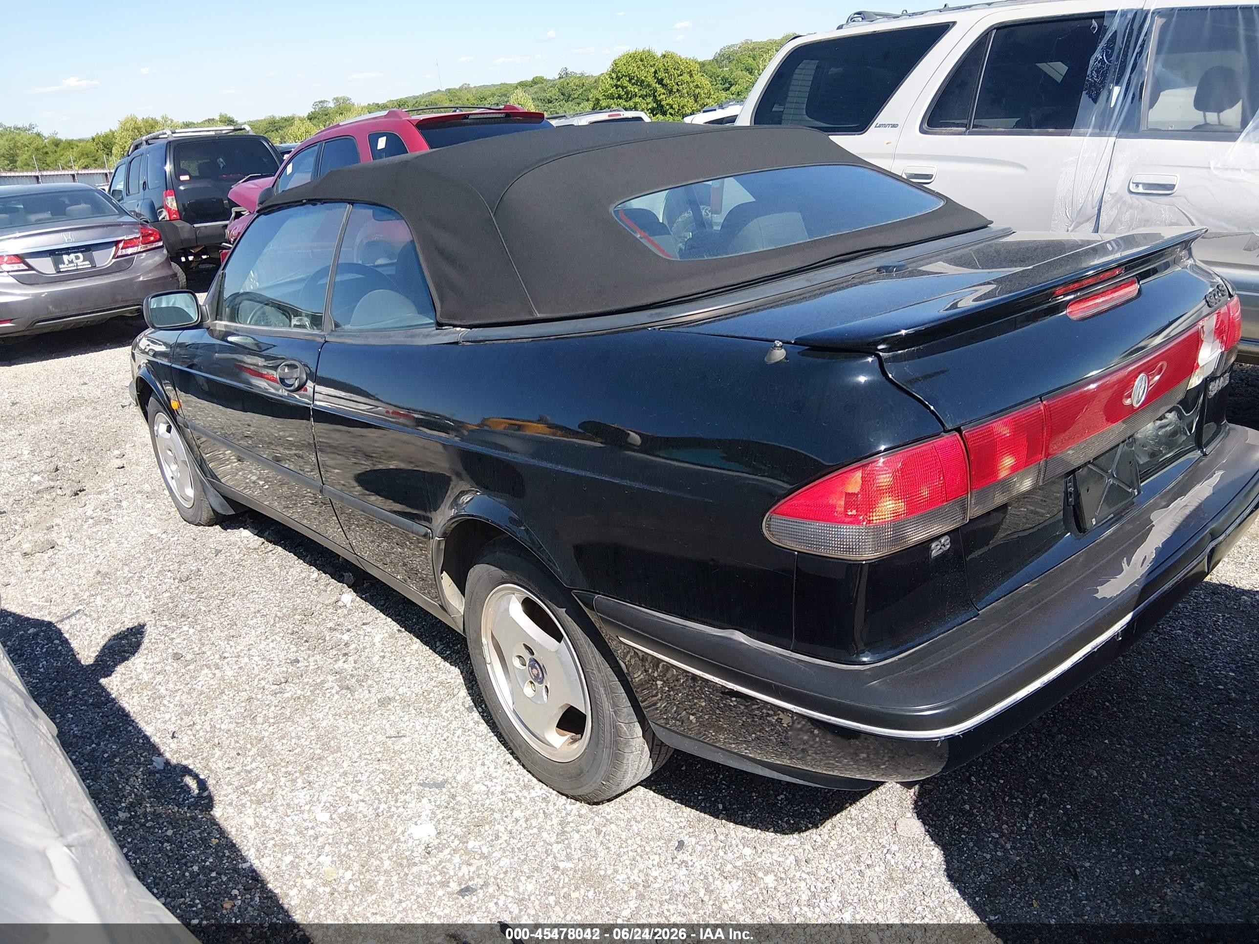 1997 Saab 900 S Черный vin: YS3DD75B2V7011145