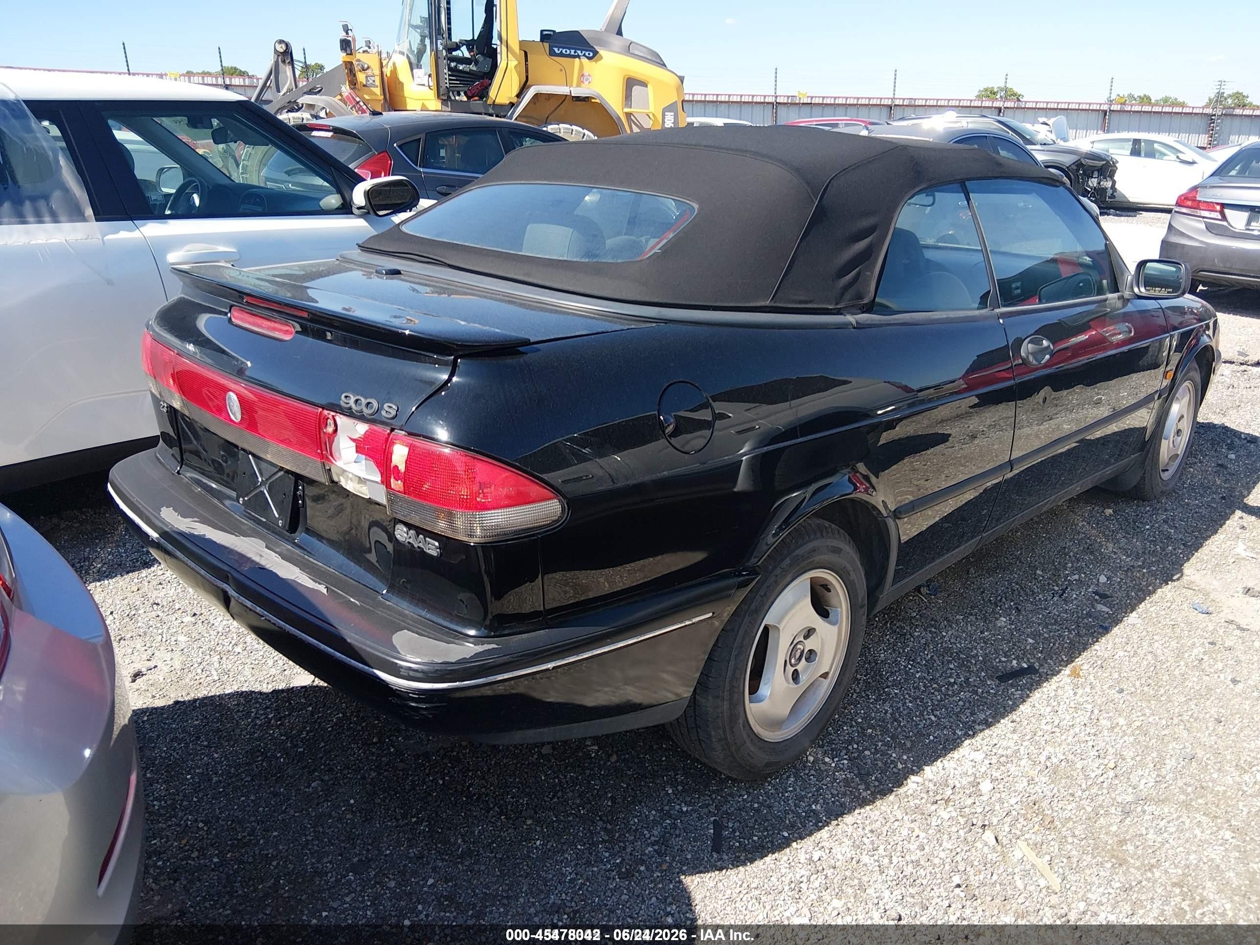 1997 Saab 900 S Черный vin: YS3DD75B2V7011145
