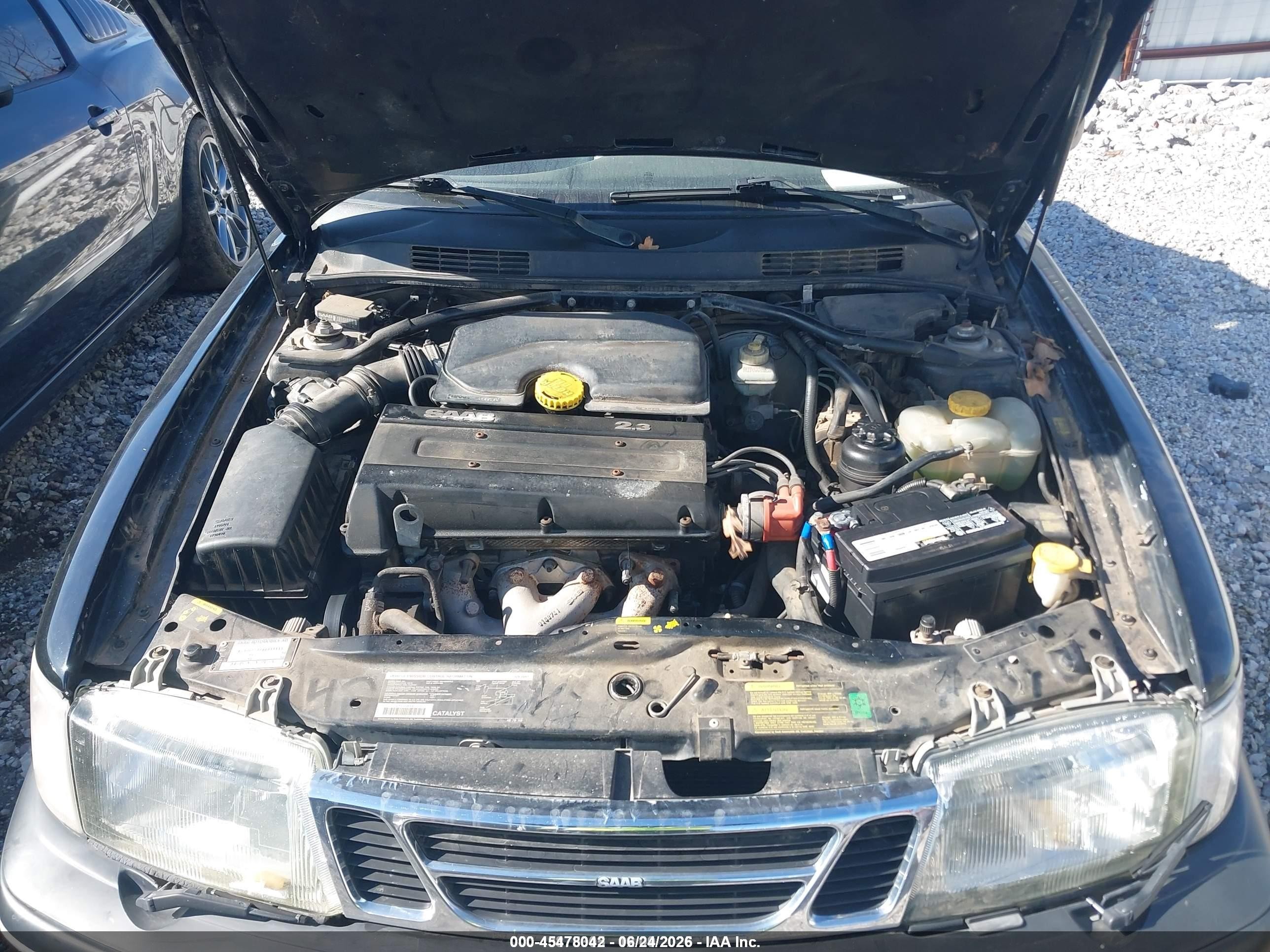 1997 Saab 900 S Черный vin: YS3DD75B2V7011145