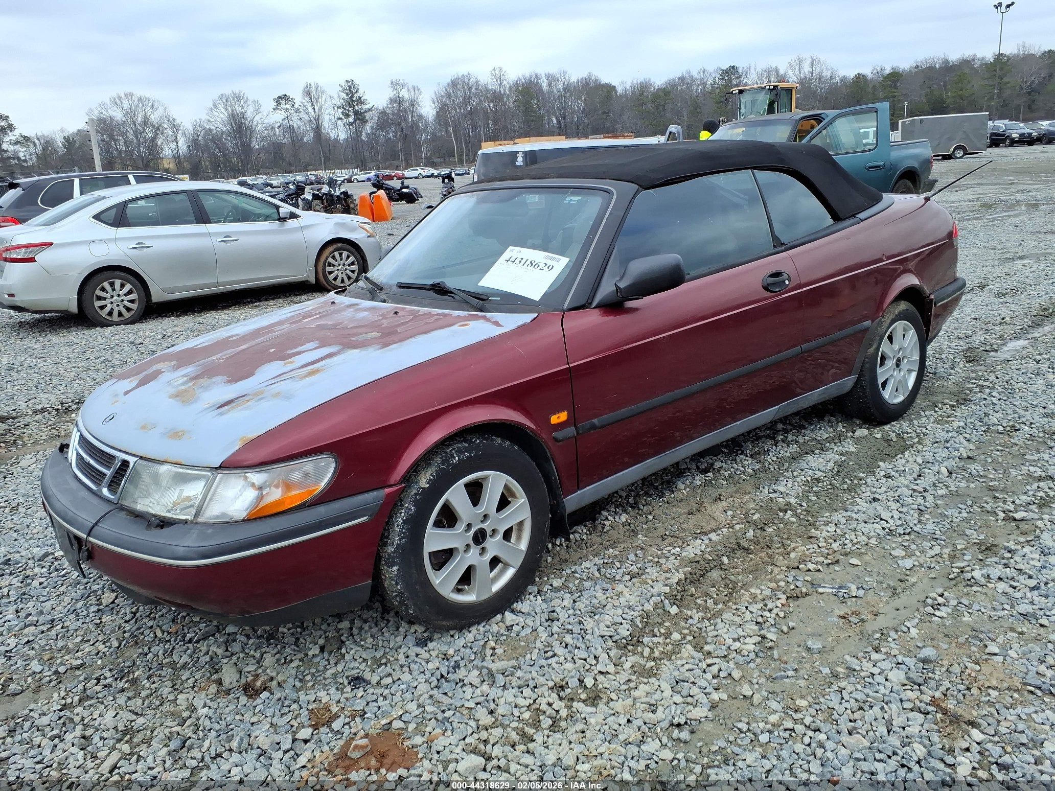 1996 Saab 900 S Red vin: YS3DD75B5T7004137