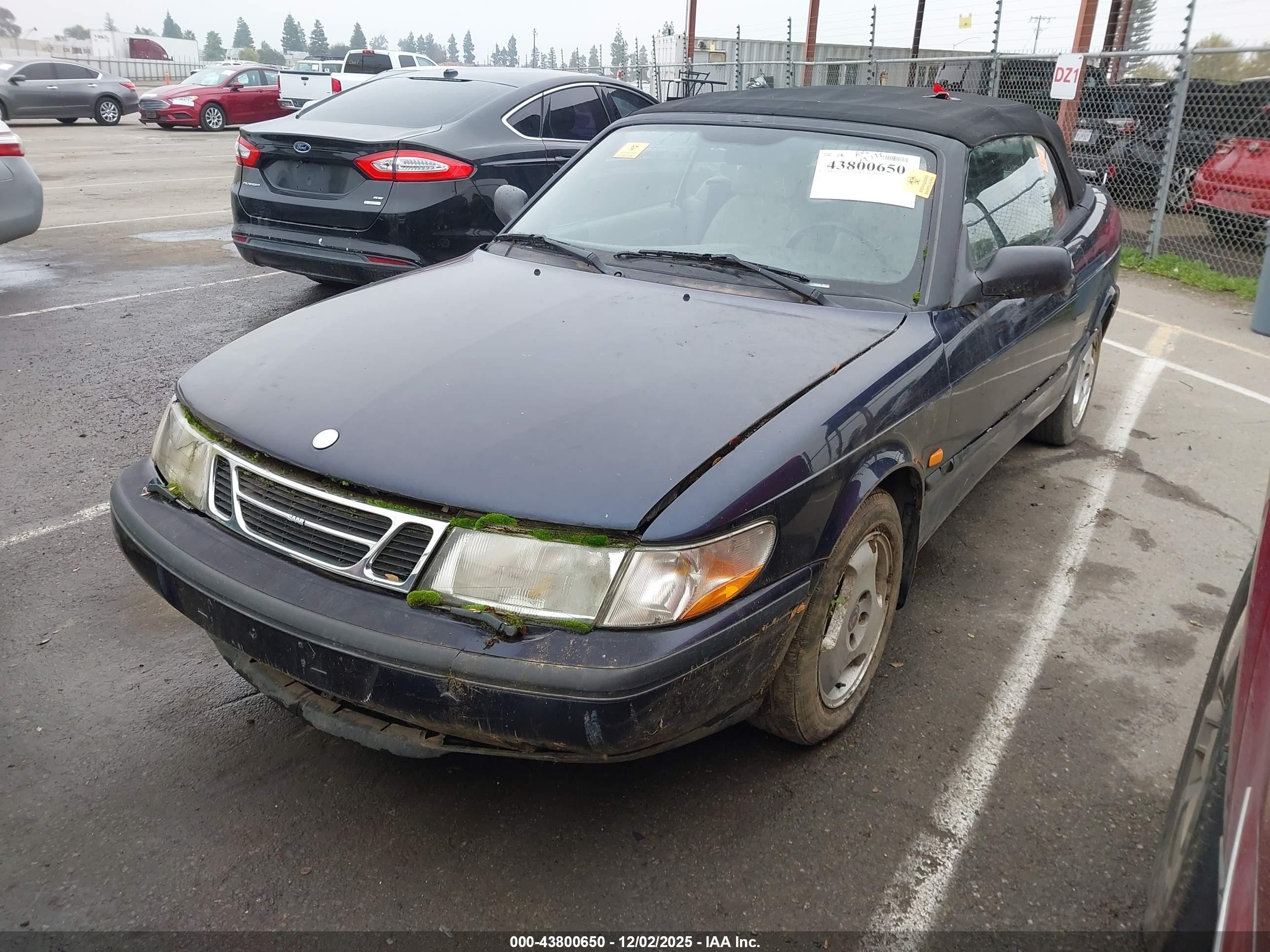 1998 Saab 900 S Dark Blue vin: YS3DD75B7W7004063