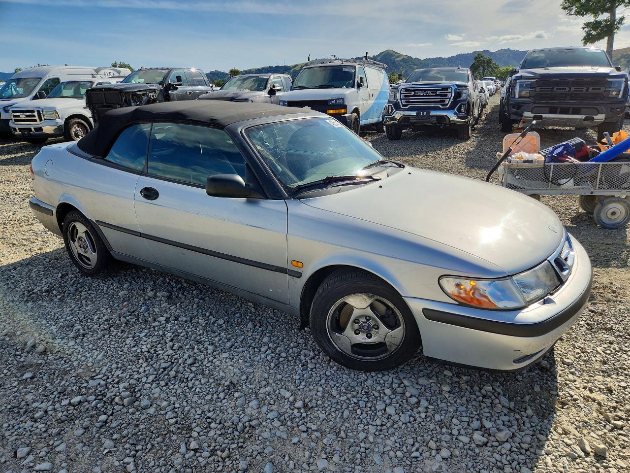 1999 Saab 9-3 S Silver vin: YS3DD75N5X7063124