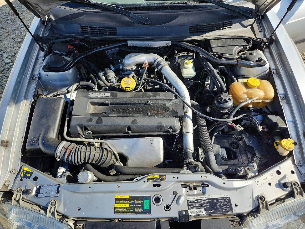 1999 Saab 9-3 S Silver vin: YS3DD75N5X7063124