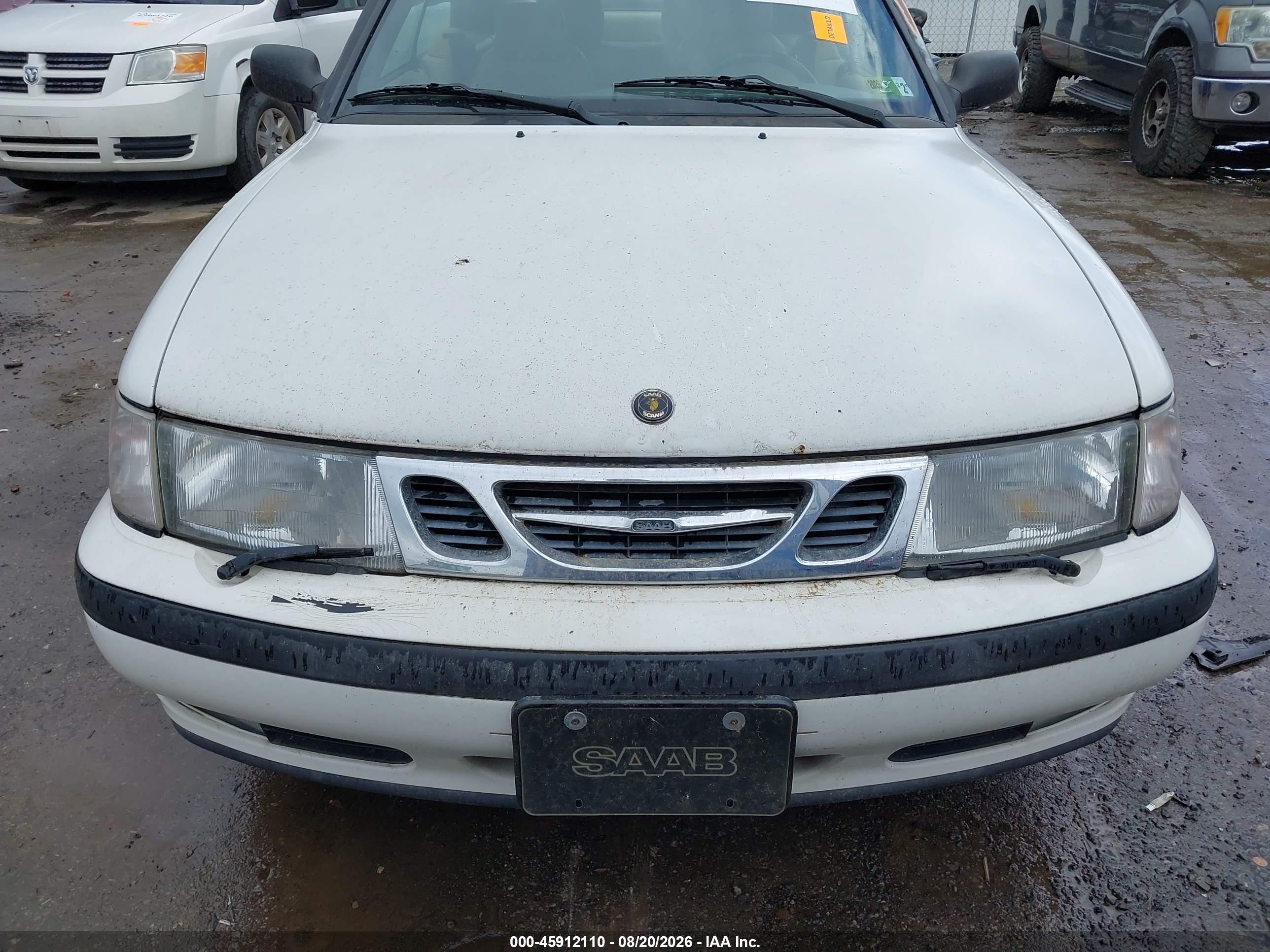 2000 Saab 9-3   White vin: YS3DD78HXY7002942