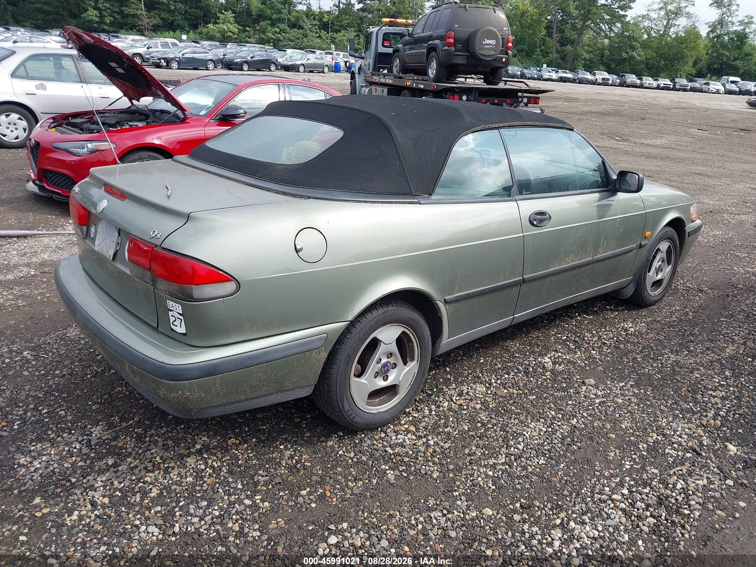 1999 Saab 9-3   Green vin: YS3DD78N0X7053399