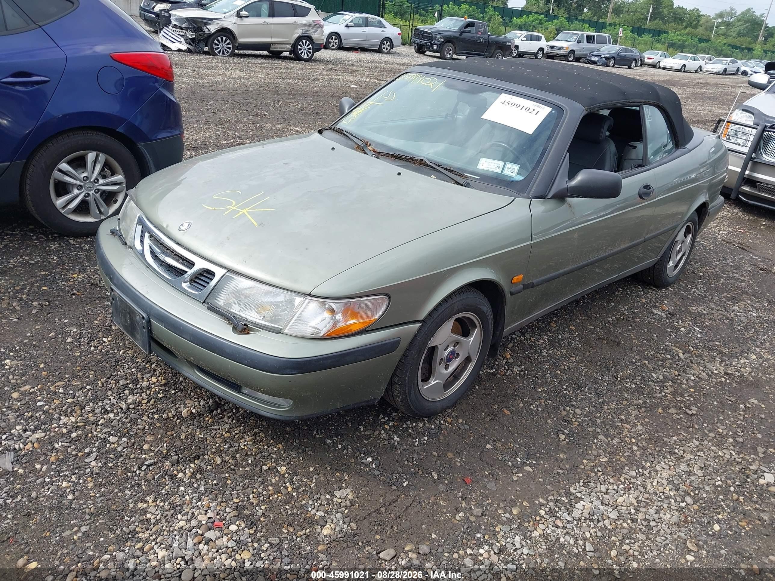 1999 Saab 9-3   Green vin: YS3DD78N0X7053399