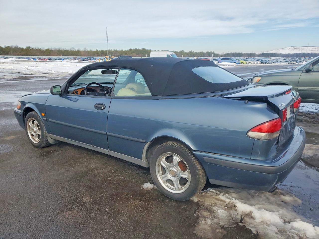 1999 Saab 9-3 S Синий vin: YS3DD78N2X7056921