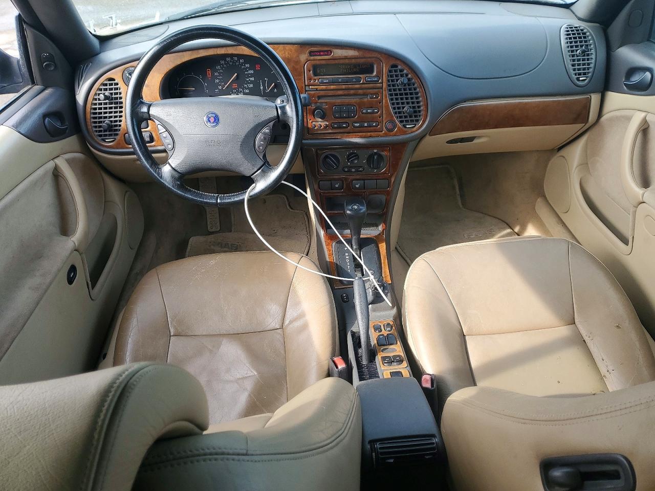 1999 Saab 9-3 S Синий vin: YS3DD78N2X7056921
