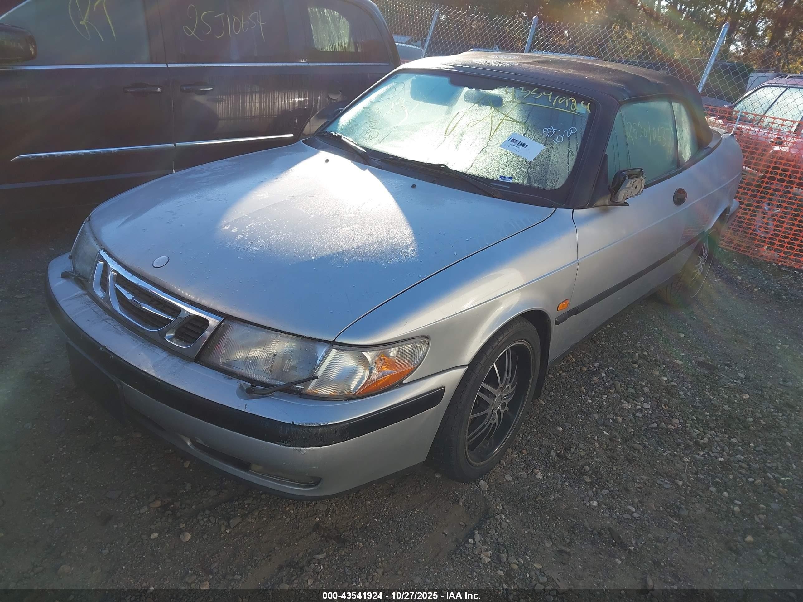 1999 Saab 9-3   Gray vin: YS3DD78N3X7003886