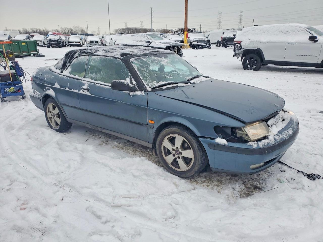 1999 Saab 9-3 S Blue vin: YS3DD78N3X7051114