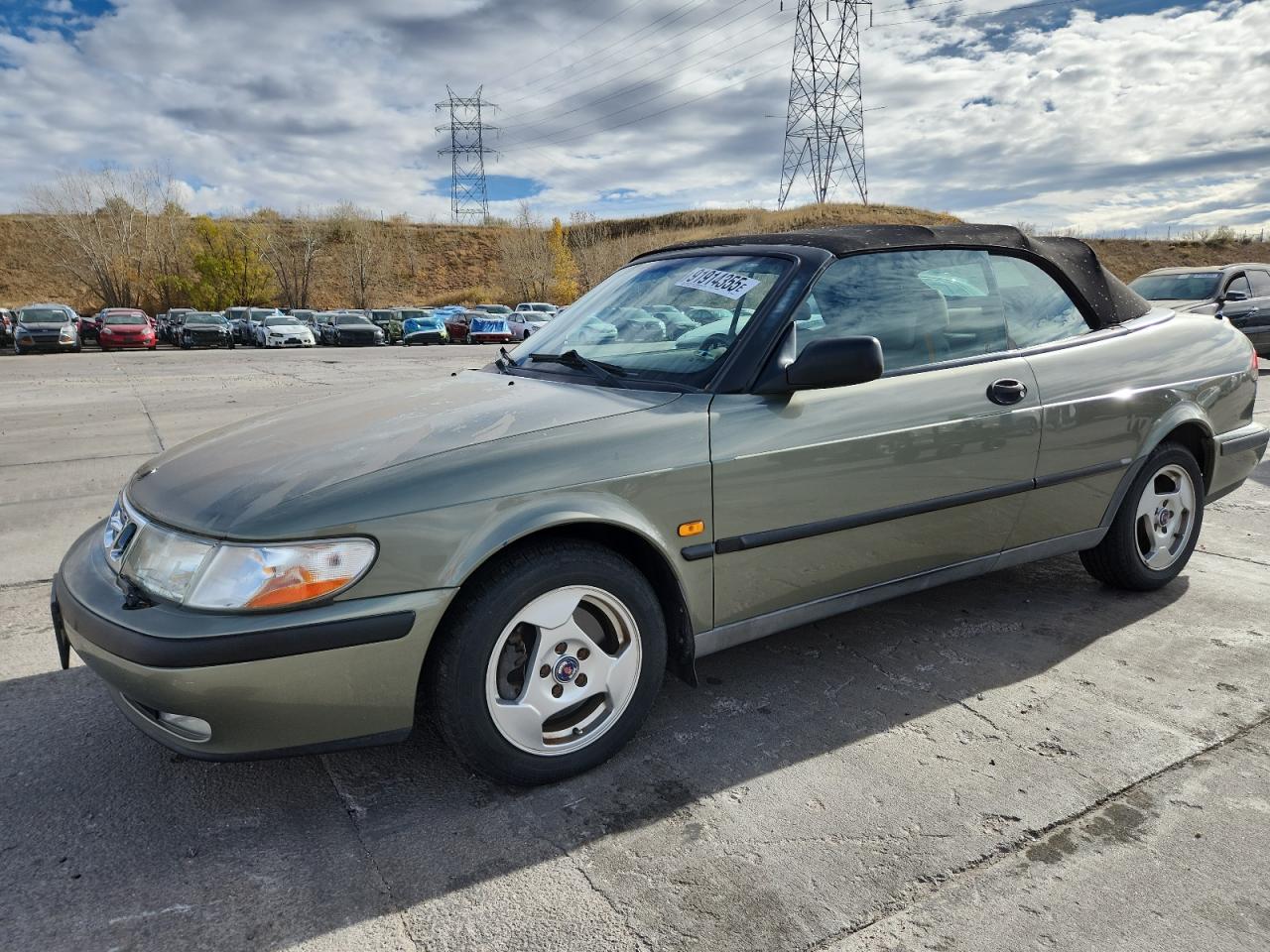 1999 Saab 9-3 S Green vin: YS3DD78N5X7022018