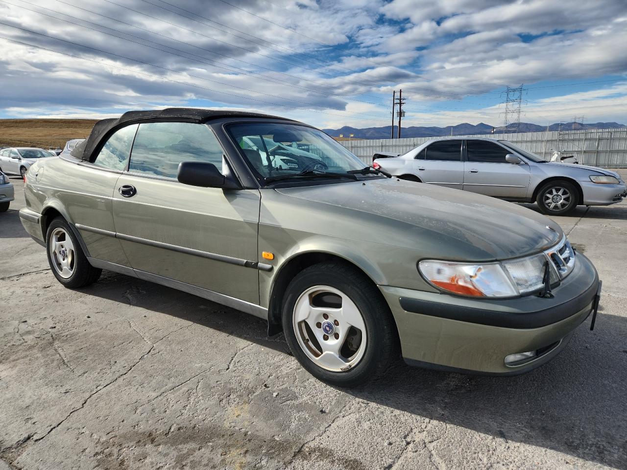 1999 Saab 9-3 S Green vin: YS3DD78N5X7022018