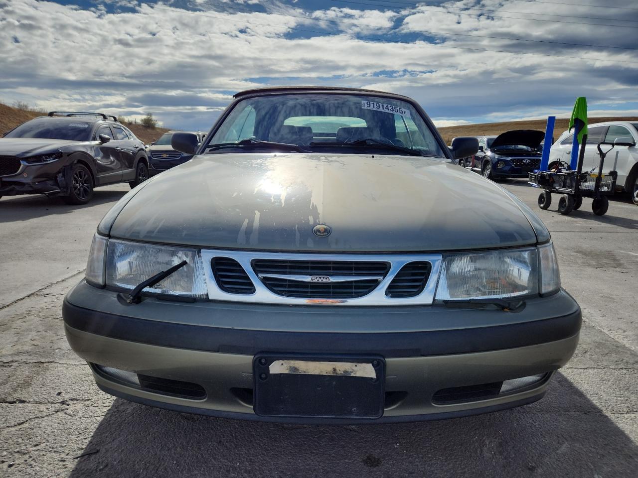 1999 Saab 9-3 S Green vin: YS3DD78N5X7022018
