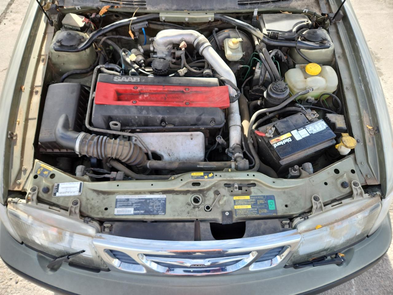 1999 Saab 9-3 S Green vin: YS3DD78N5X7022018