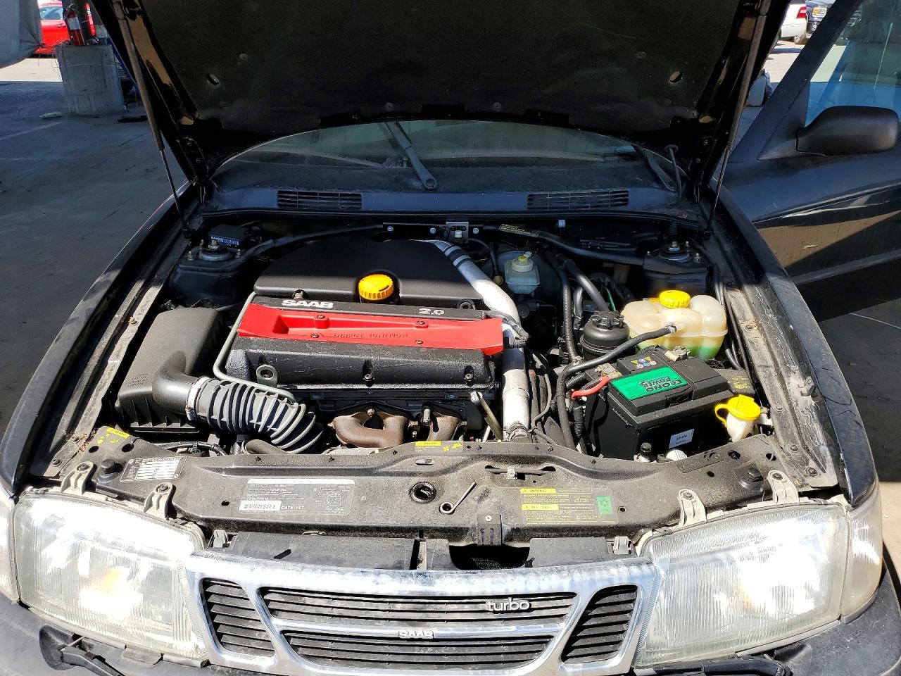 1996 Saab 900 Se Turbo Black vin: YS3DF38N6T2042238