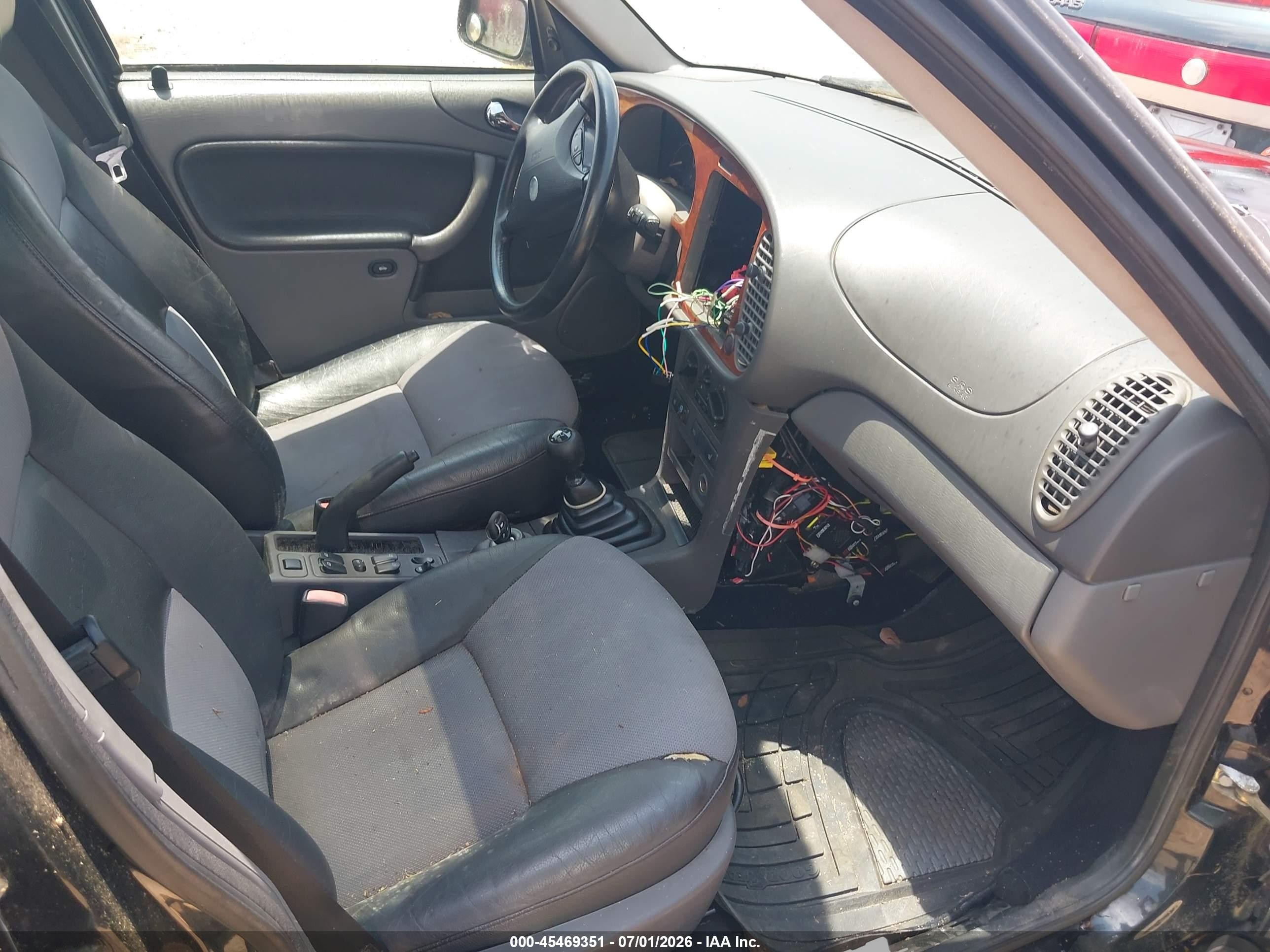 2002 Saab 9-3 Se Black vin: YS3DF55K922028516