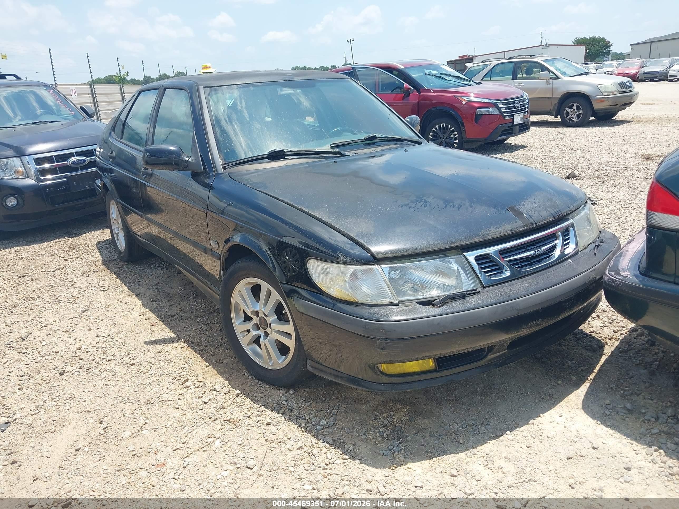 2002 Saab 9-3 Se Black vin: YS3DF55K922028516