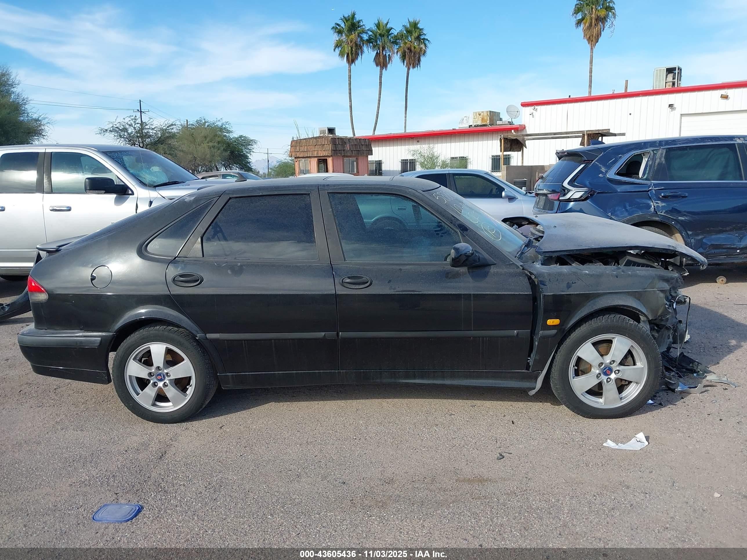 2002 Saab 9-3 Se Black vin: YS3DF55KX22012826