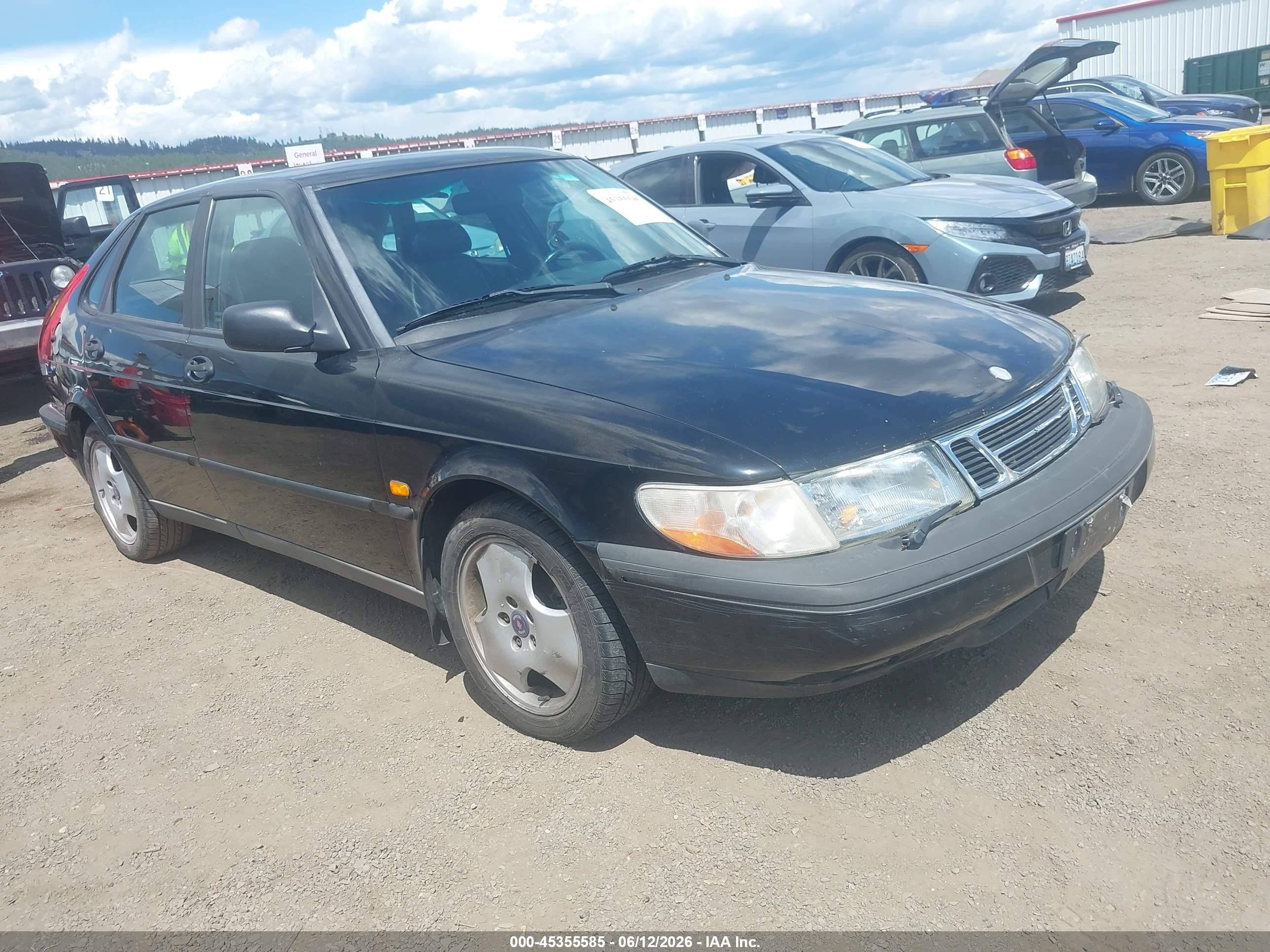 1997 Saab 900 Se Черный vin: YS3DF55N1V2040965