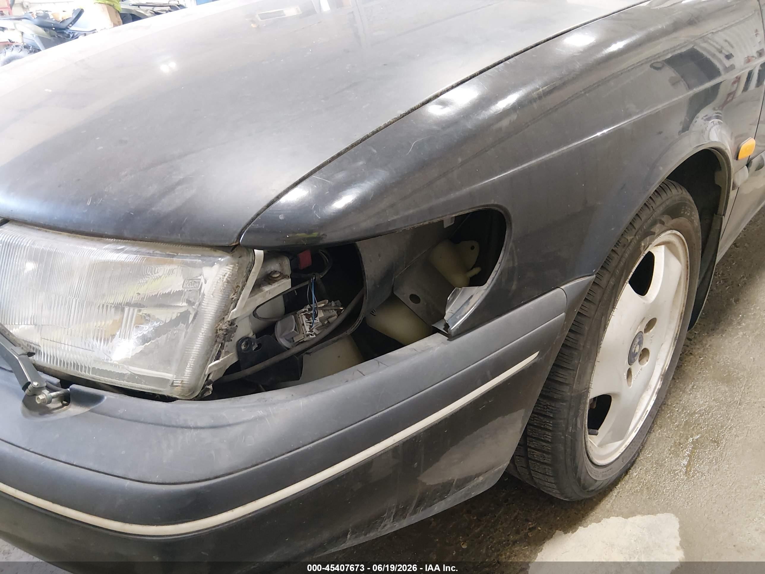 1997 Saab 900 Se Черный vin: YS3DF55N8V2001483