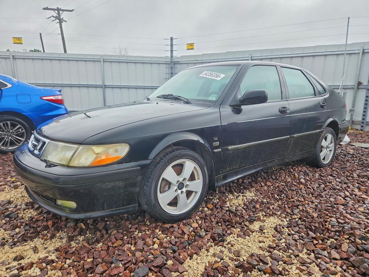 2002 Saab 9-3 Se Black vin: YS3DF58K122000611