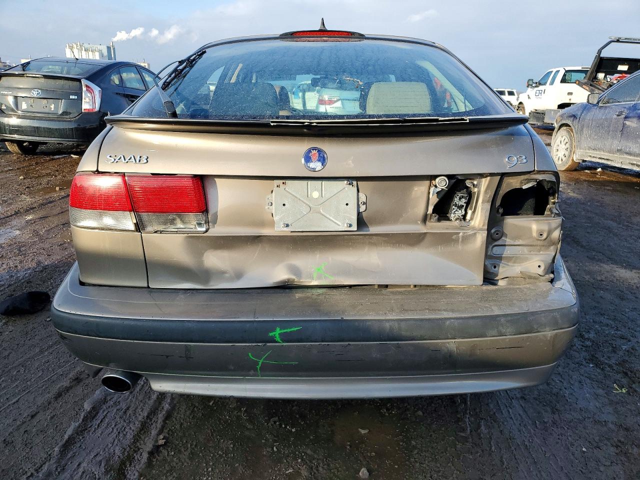 2002 Saab 9-3 Se Gold vin: YS3DF58K122011611