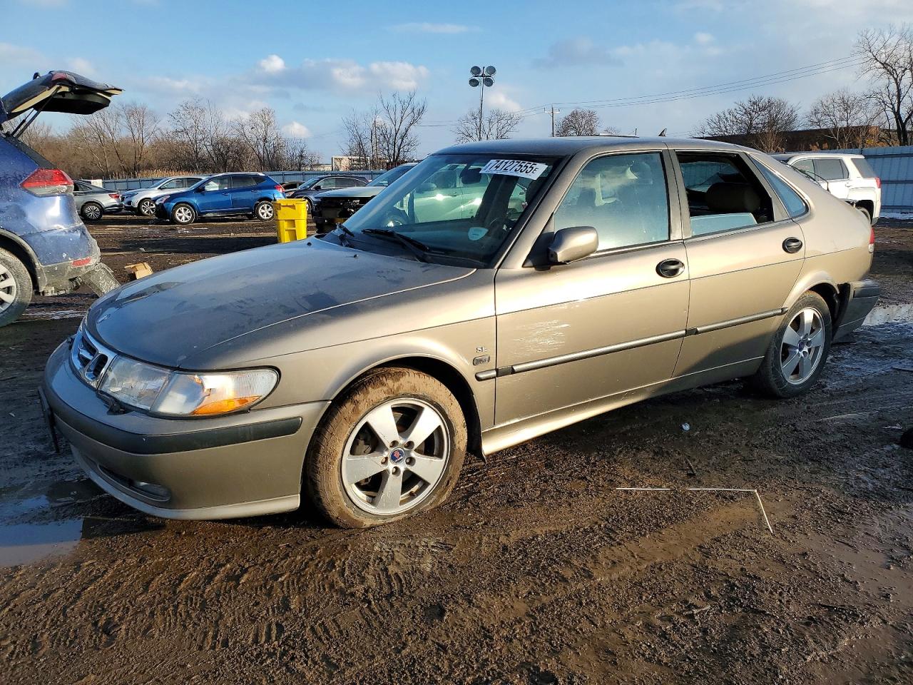 2002 Saab 9-3 Se Золотой vin: YS3DF58K122011611