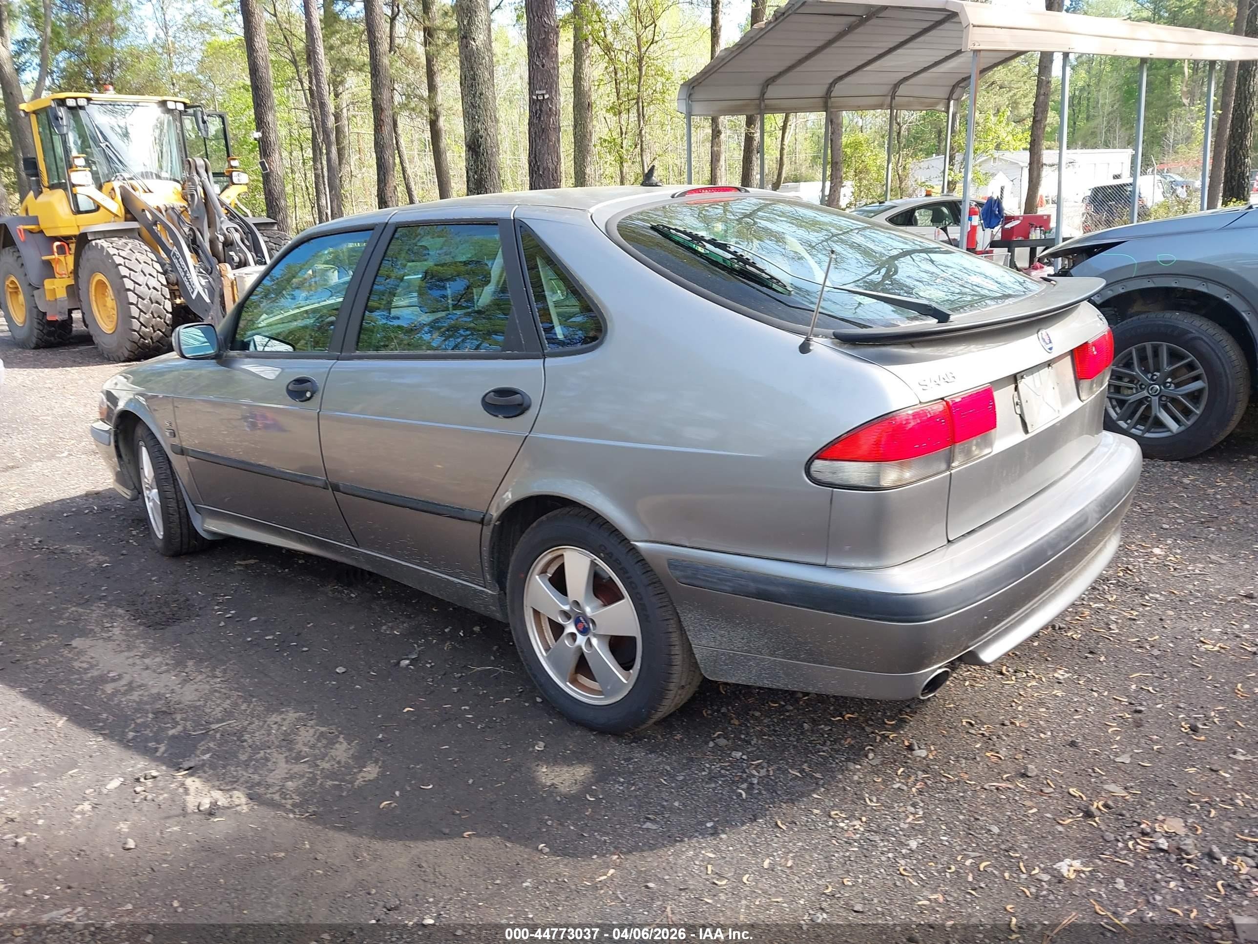 2002 Saab 9-3 Se Gray vin: YS3DF58K227012141