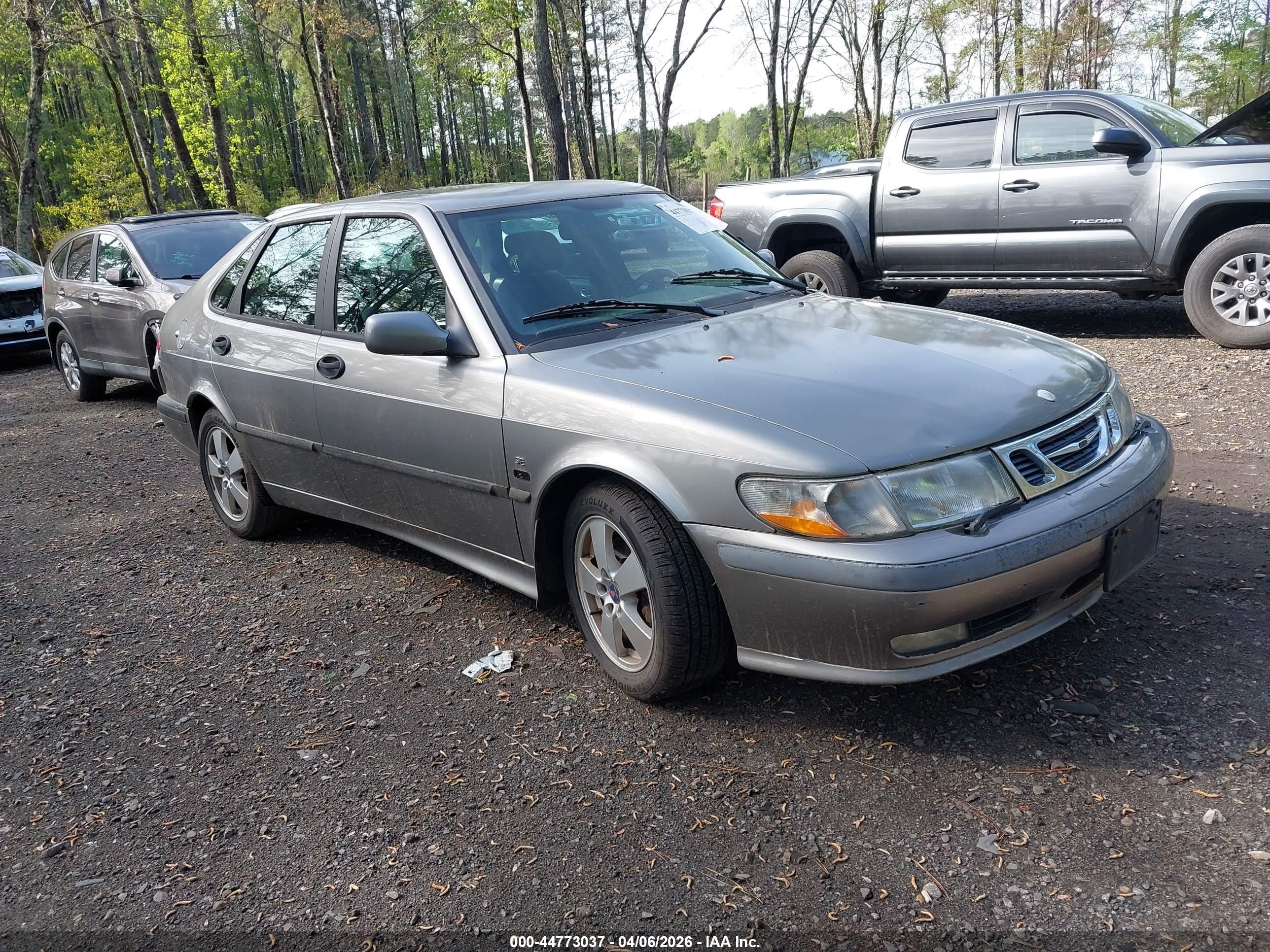 2002 Saab 9-3 Se Gray vin: YS3DF58K227012141